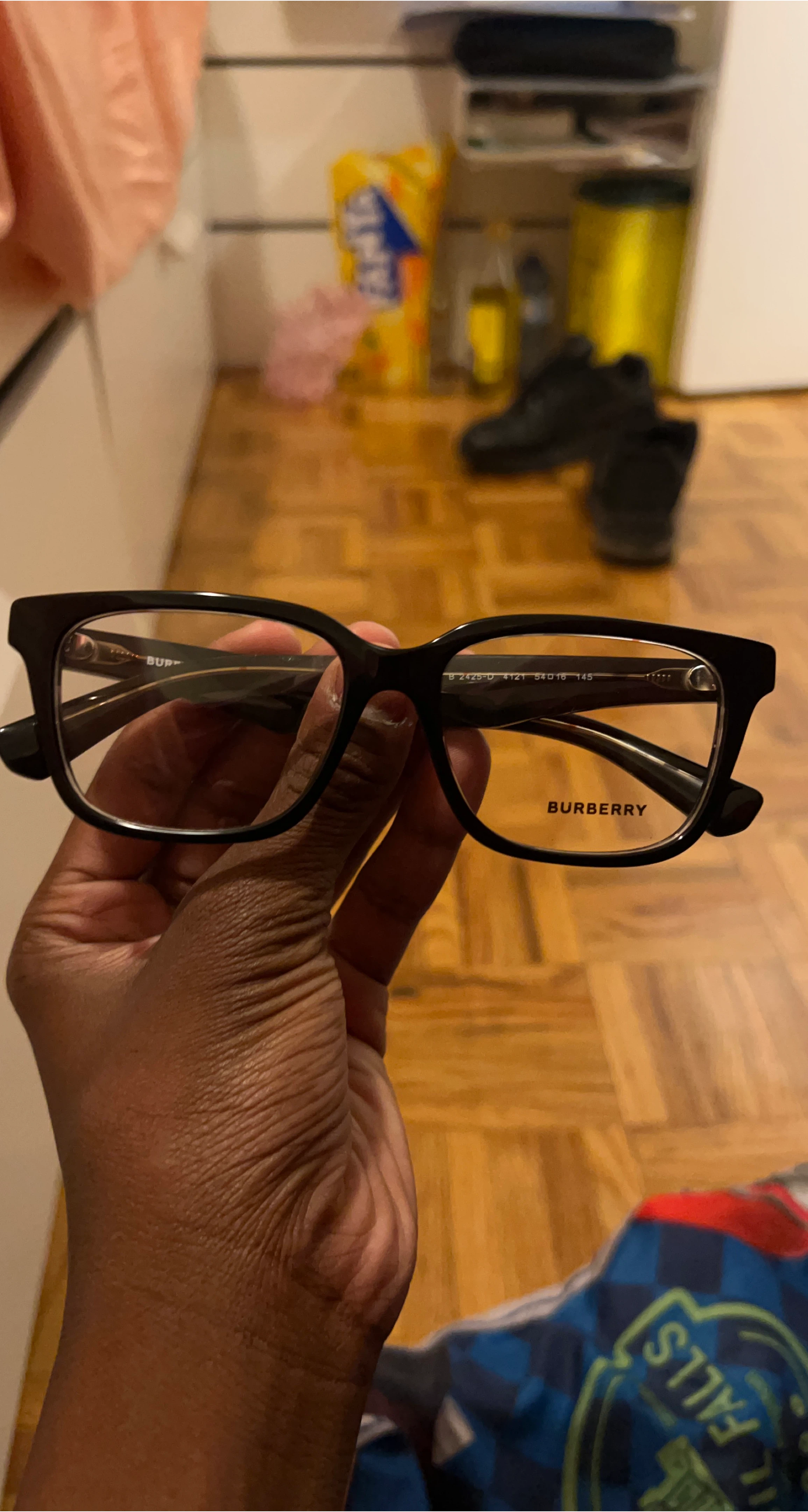 Burberry Eyeglasses B 2425-D 4121 Black thumbnail