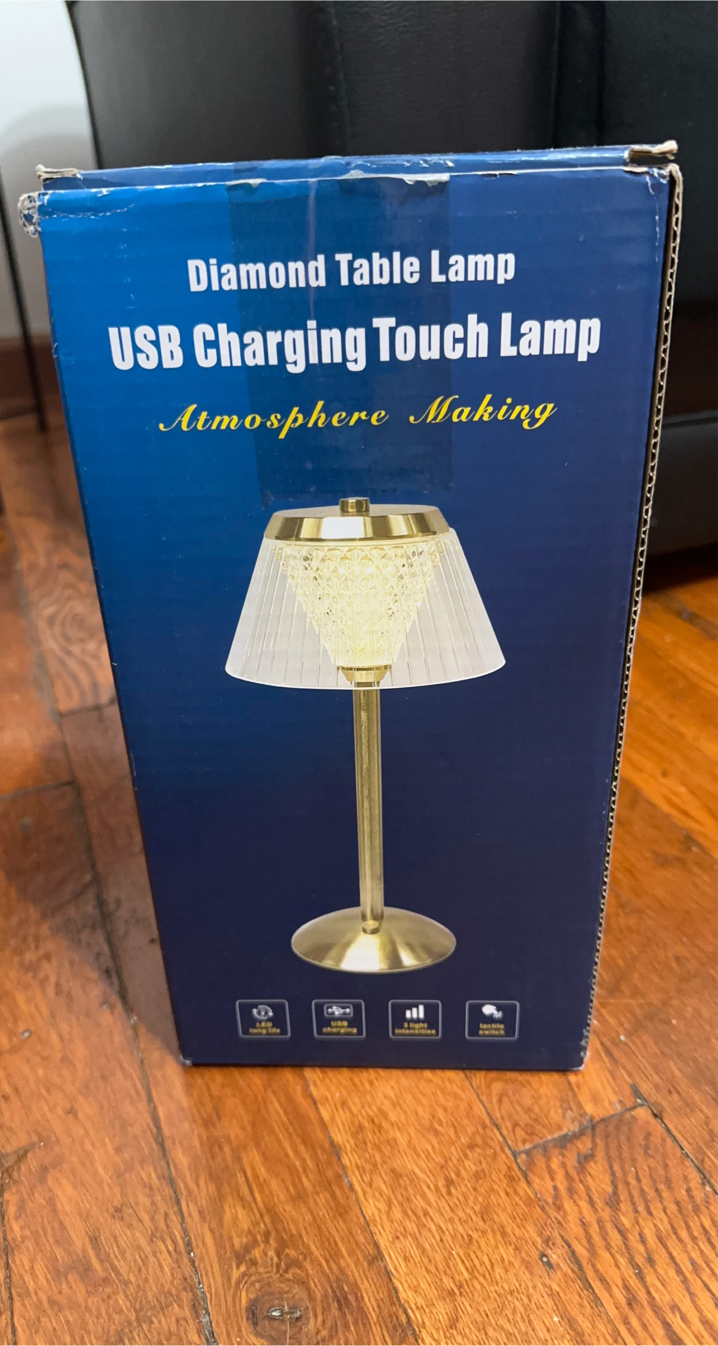 Diamond Table Lamp - USB Charging Touch Lamp thumbnail