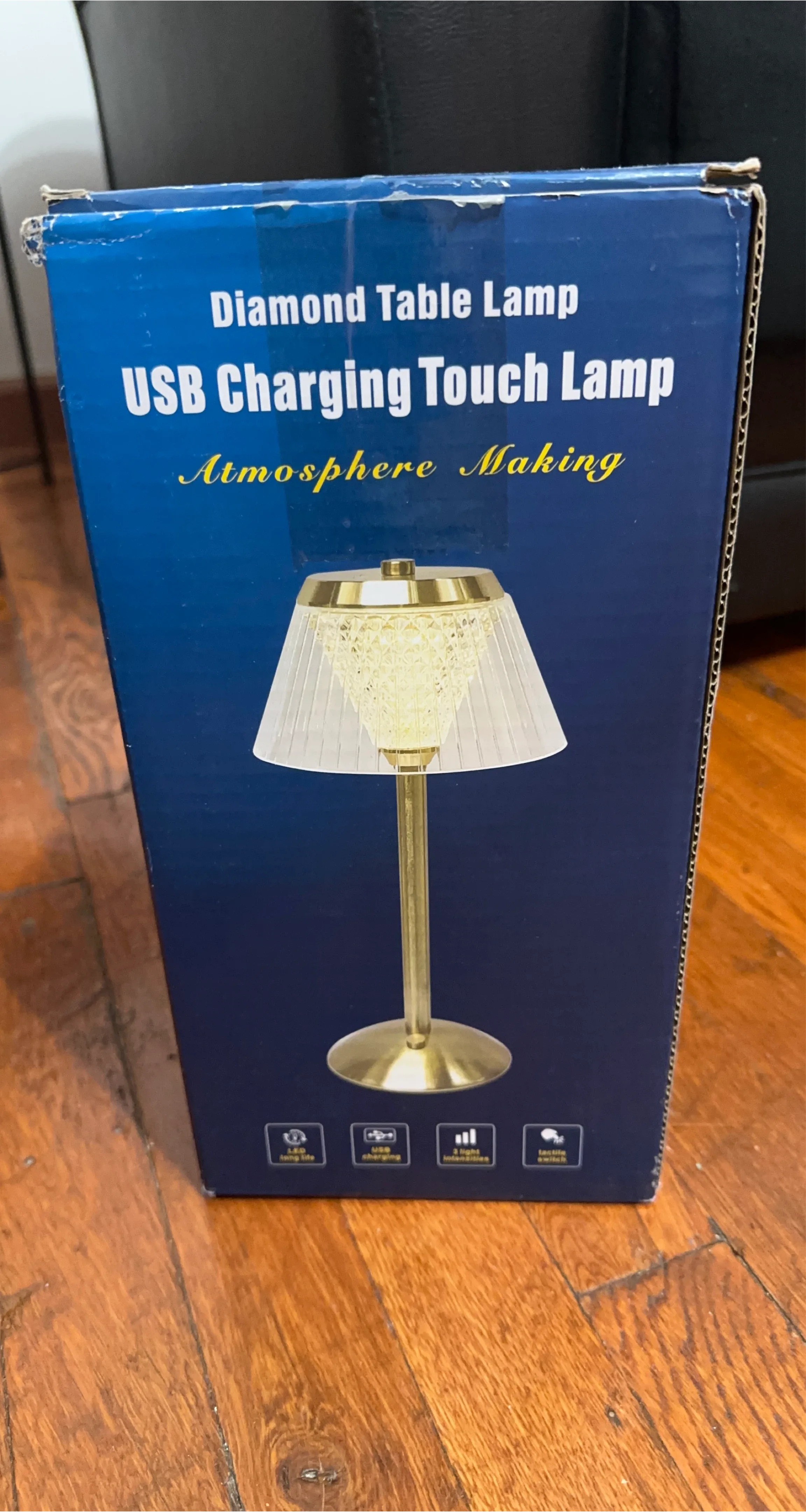 Diamond Table Lamp - USB Charging Touch Lamp