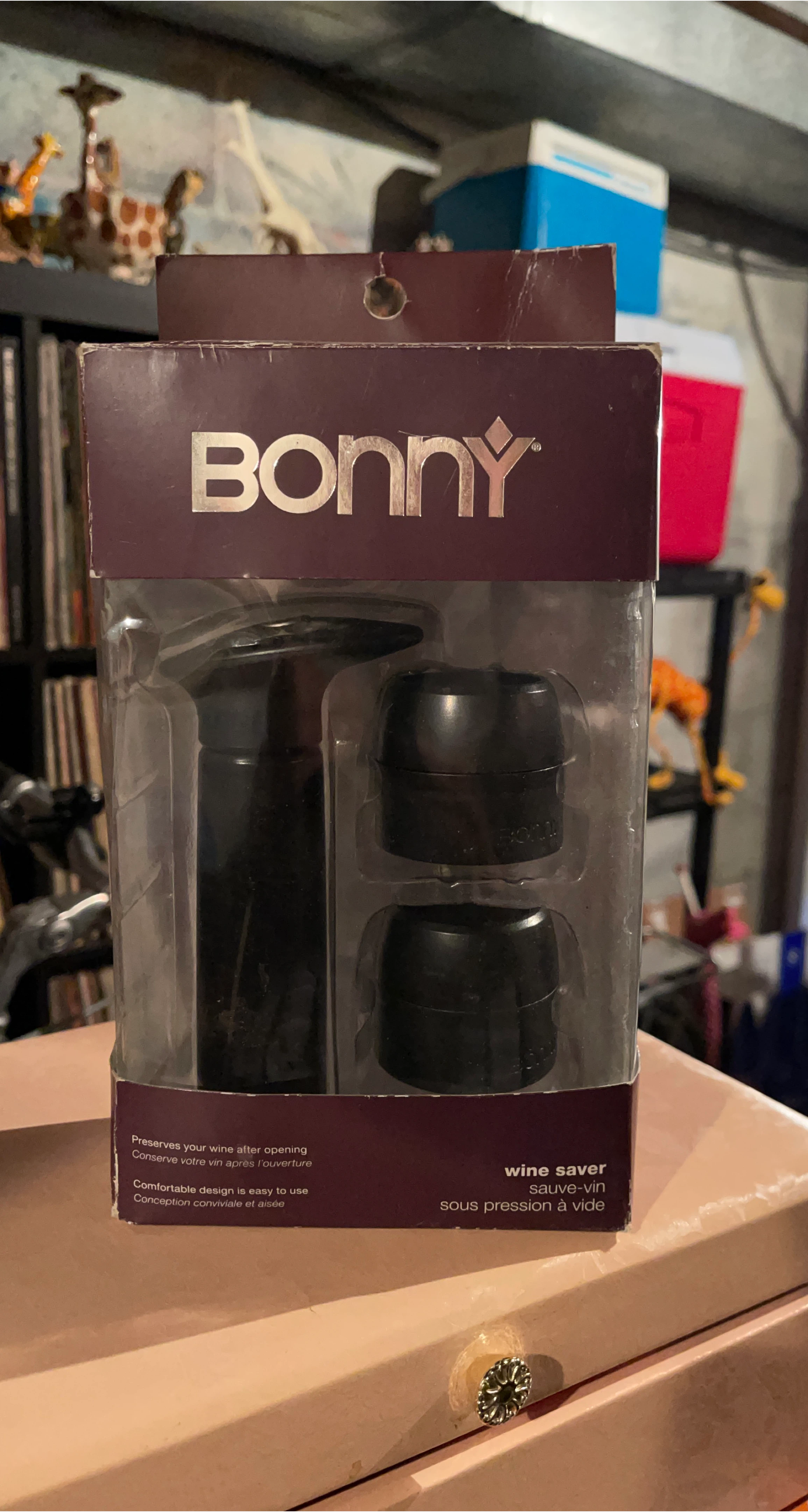 Bonny Wine Saver Vacuum Pump with 2 Stoppers thumbnail