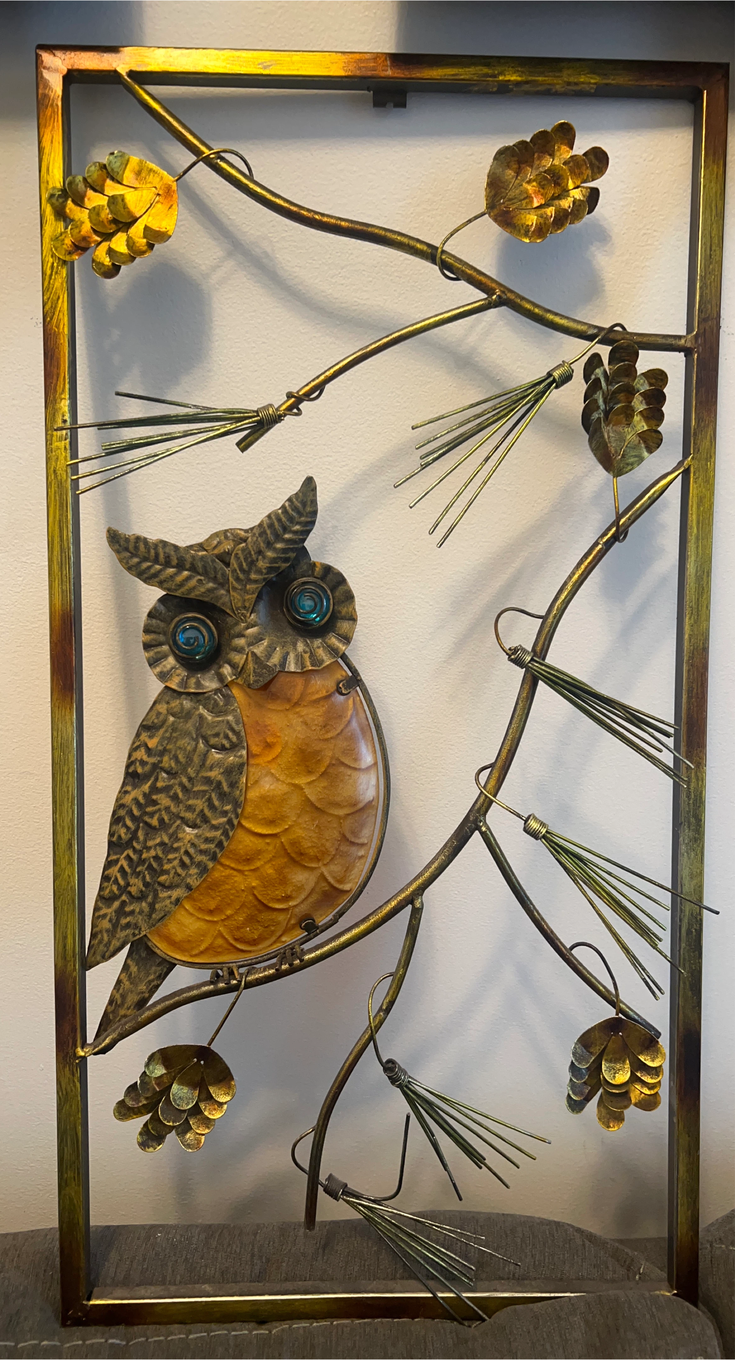 Owl Metal Wall Art thumbnail