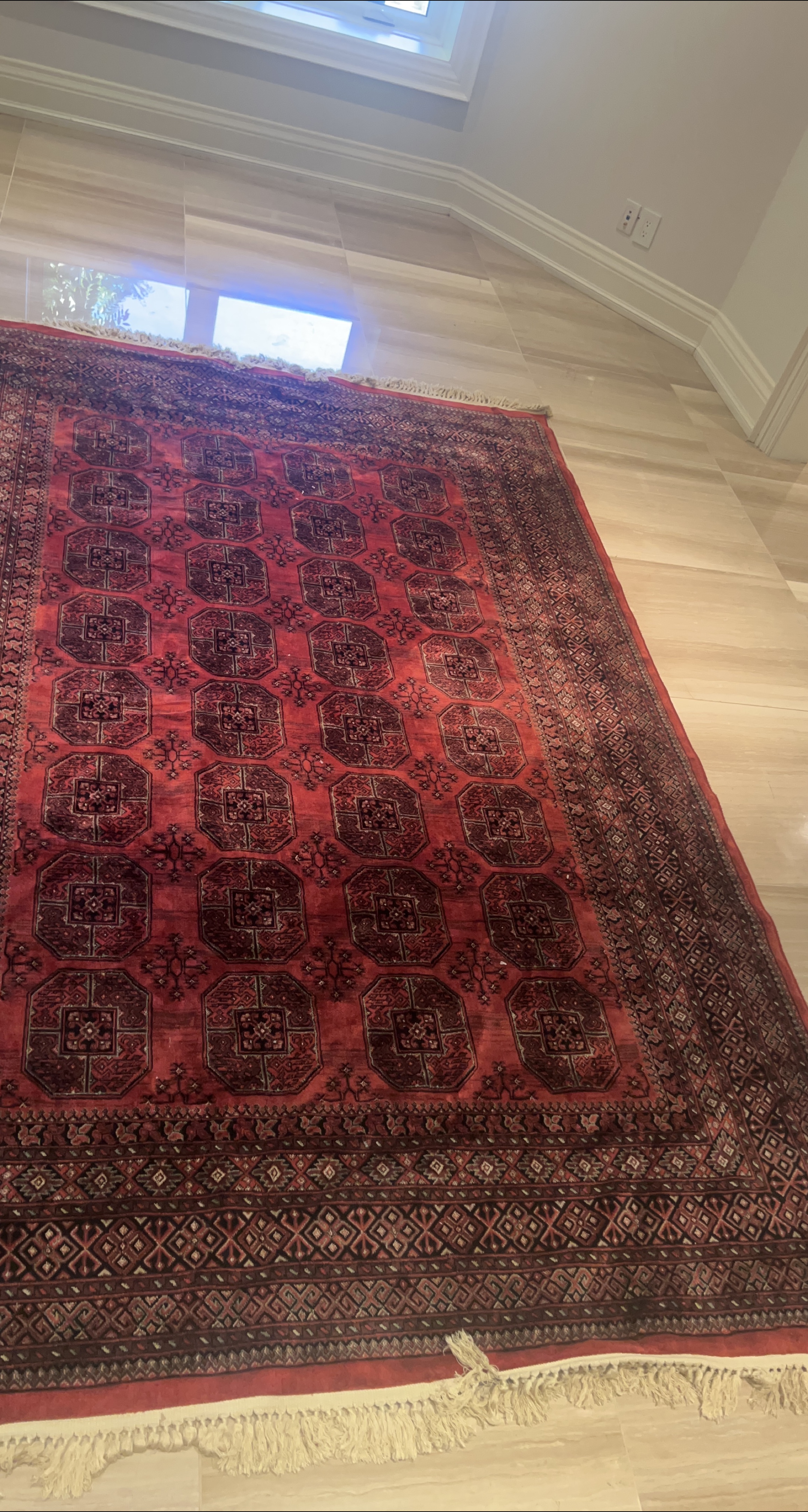 Red Afghan Rug thumbnail