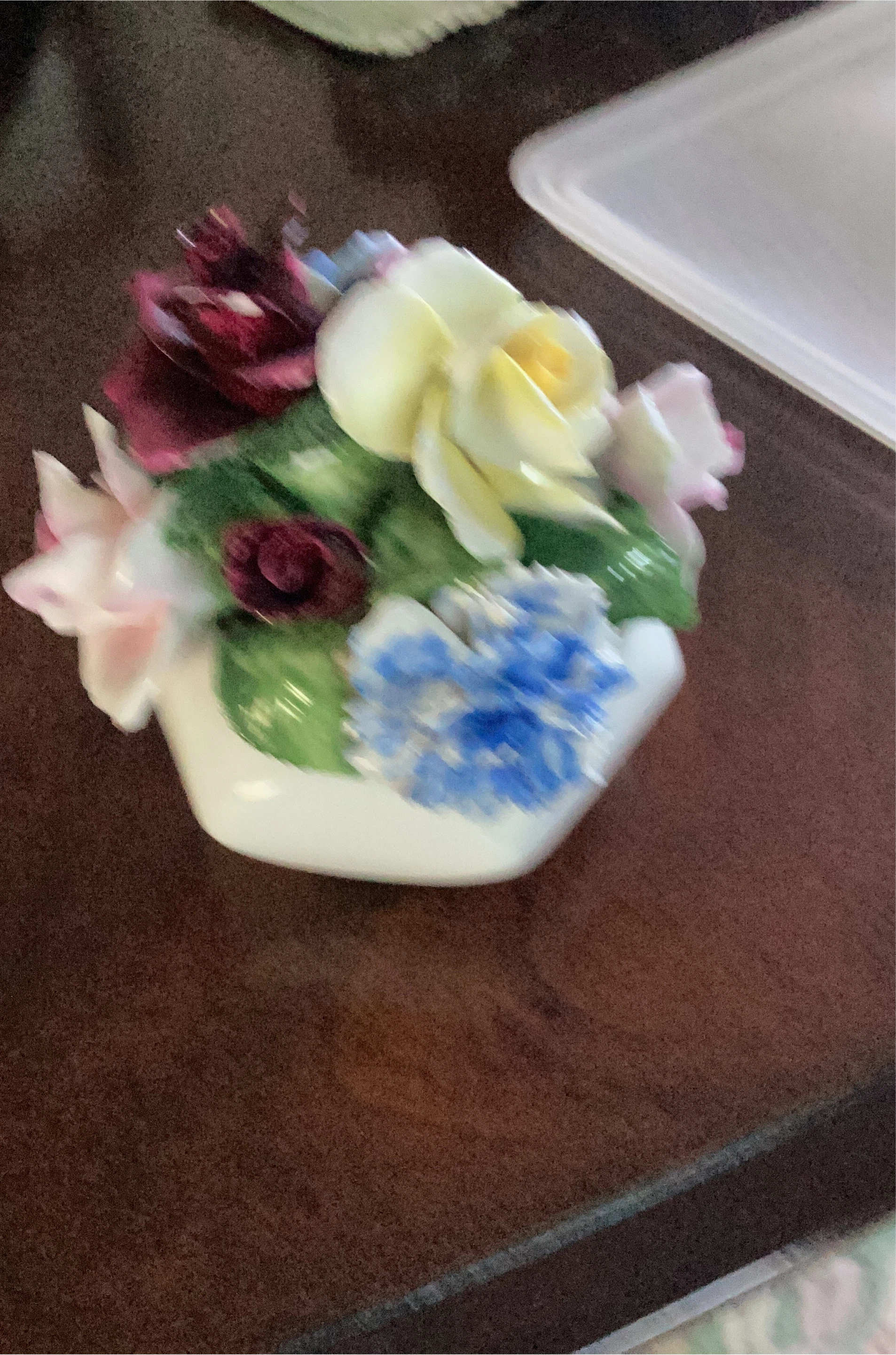 Floral Porcelain Ornament thumbnail