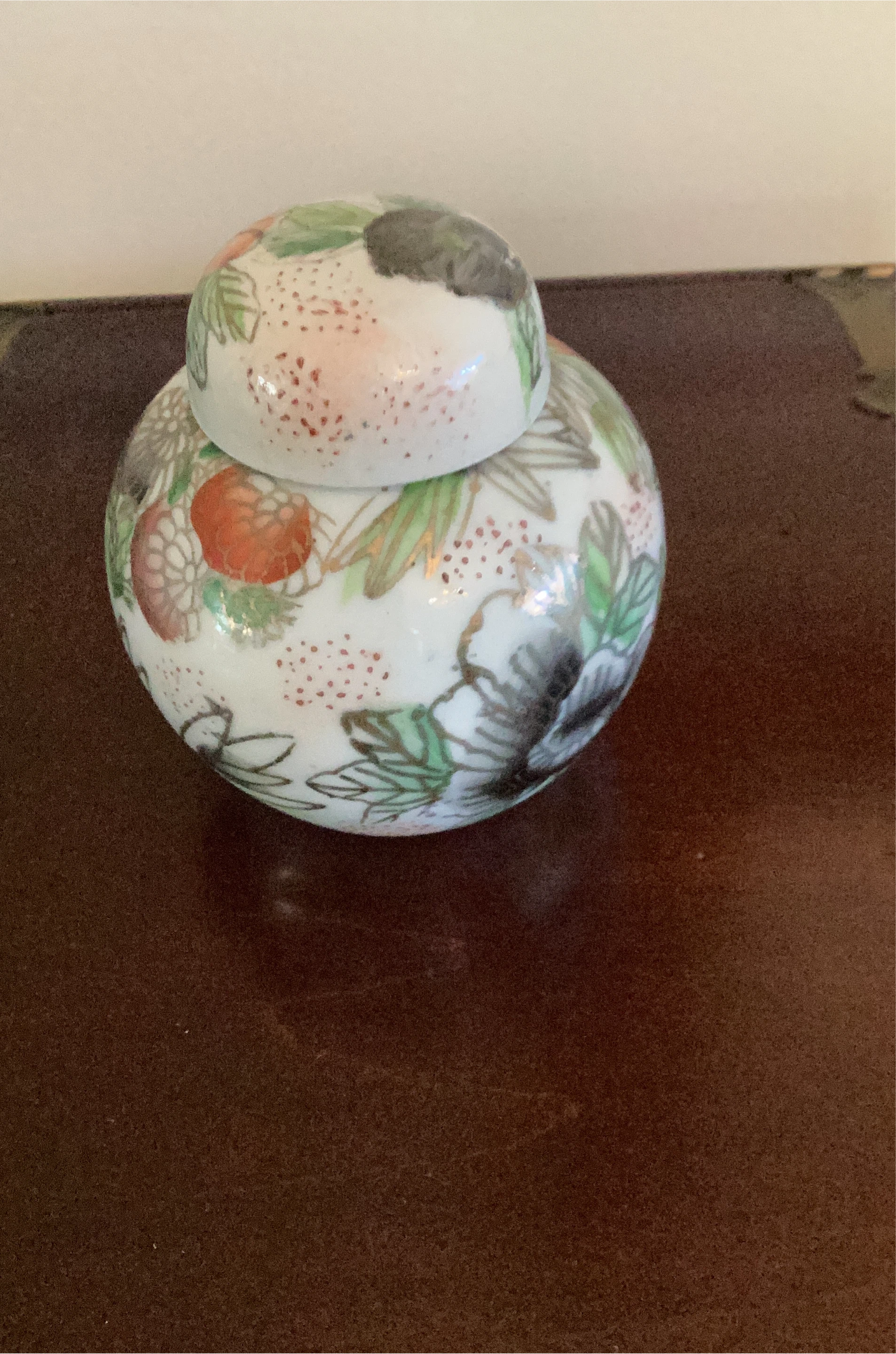 Vintage Floral Ginger Jar image indicator(1)