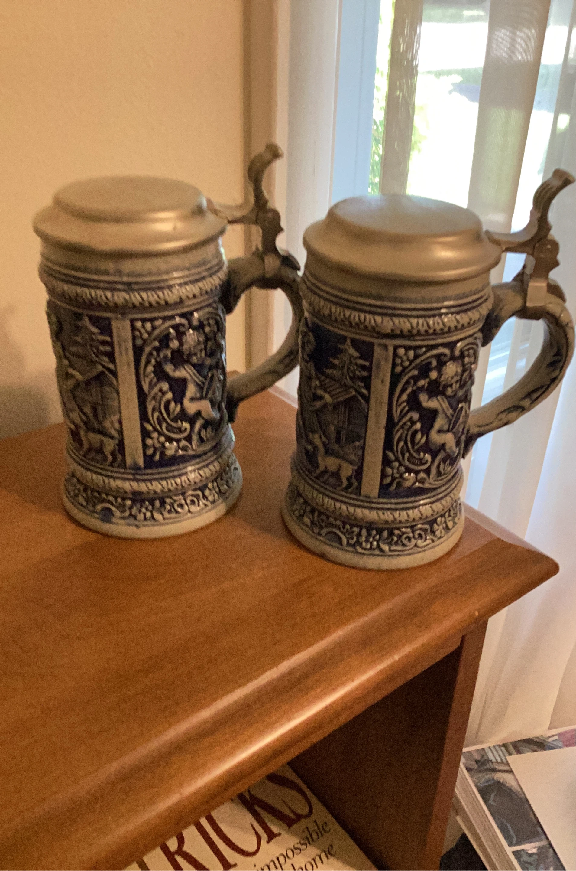 Vintage German Beer Stein Set thumbnail