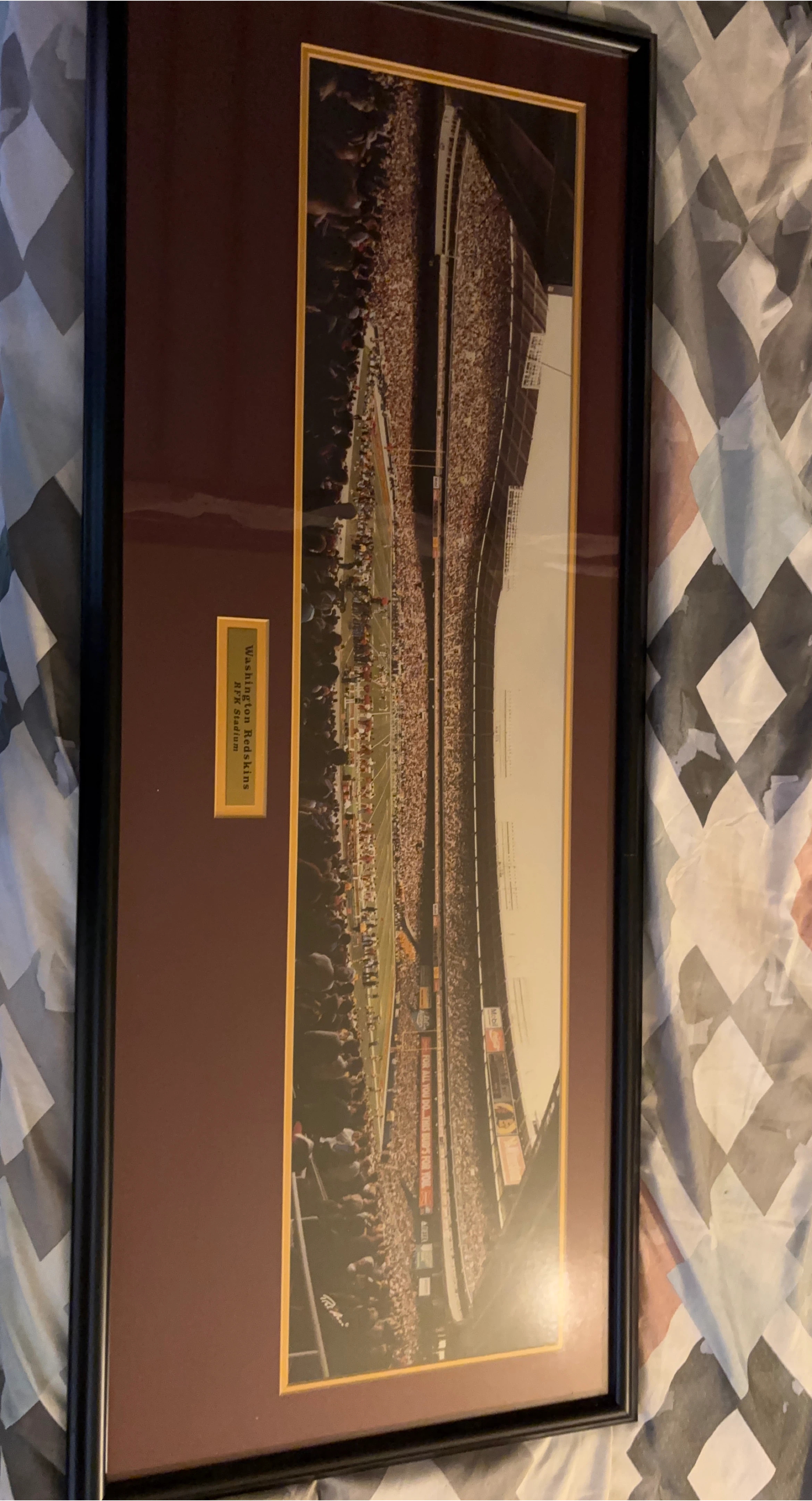 Washington Redskins RFK Stadium Framed Print thumbnail