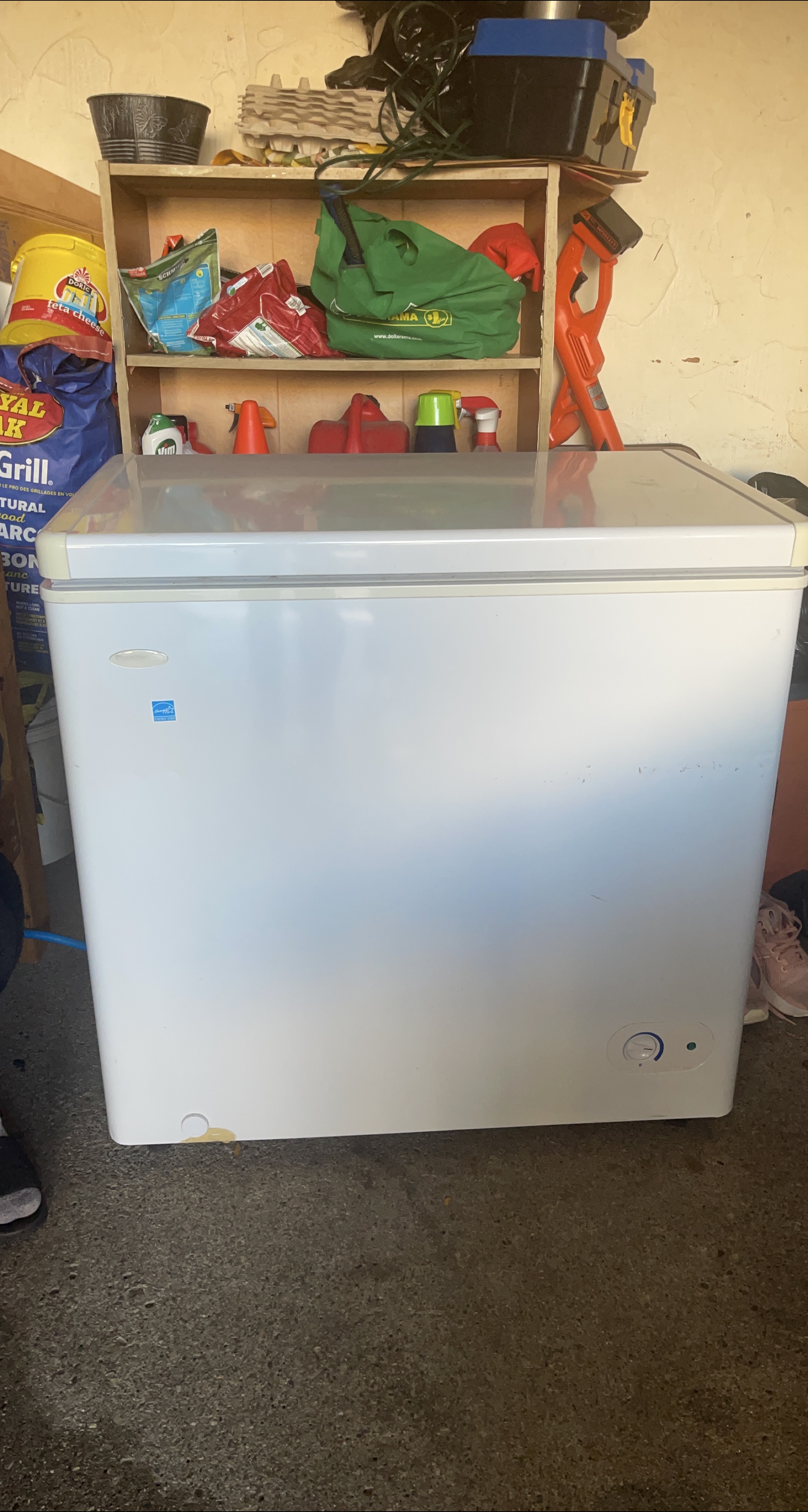 White Whirlpool Chest Freezer