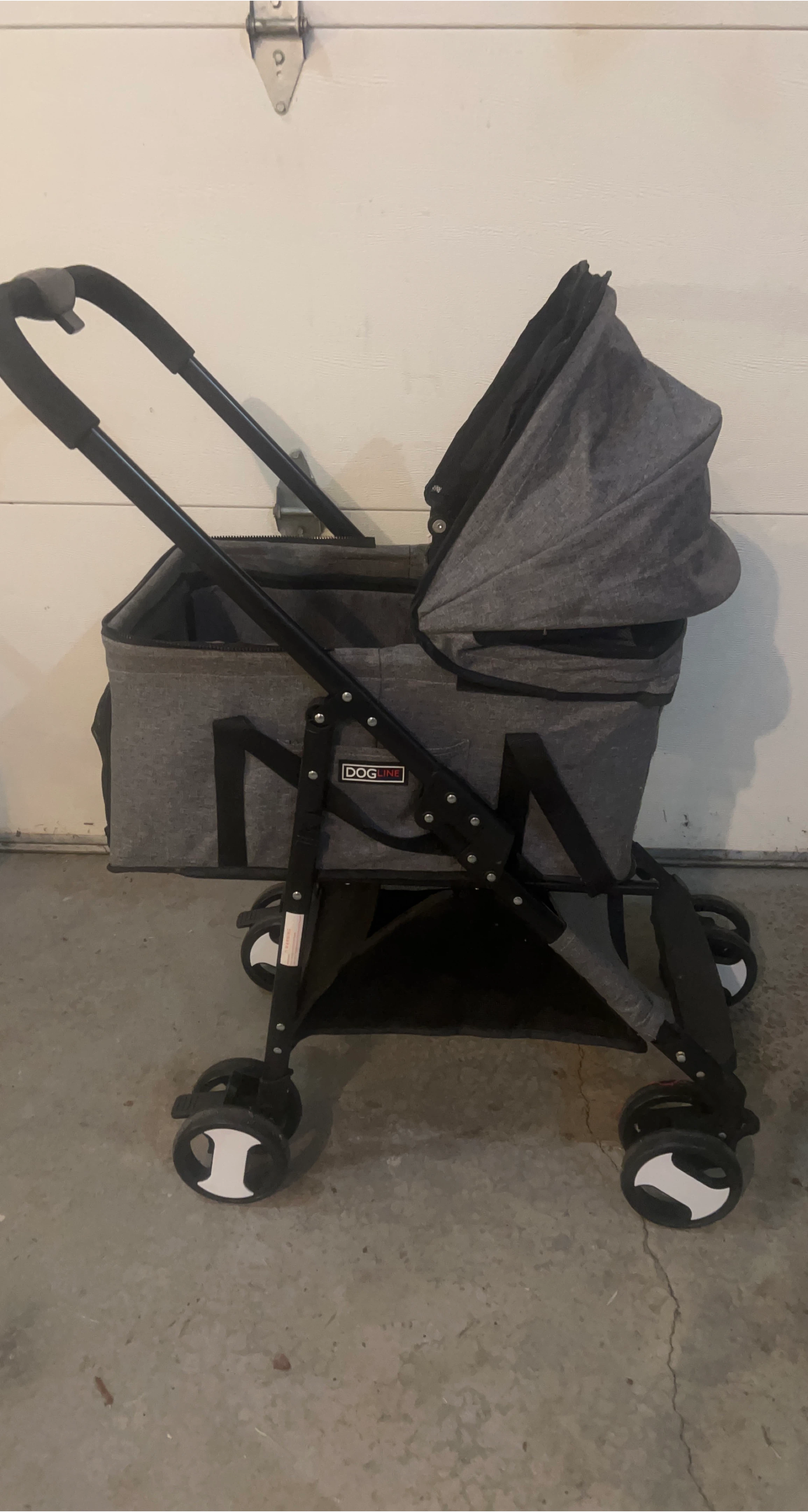 Dog Line Pet Stroller - Gray thumbnail