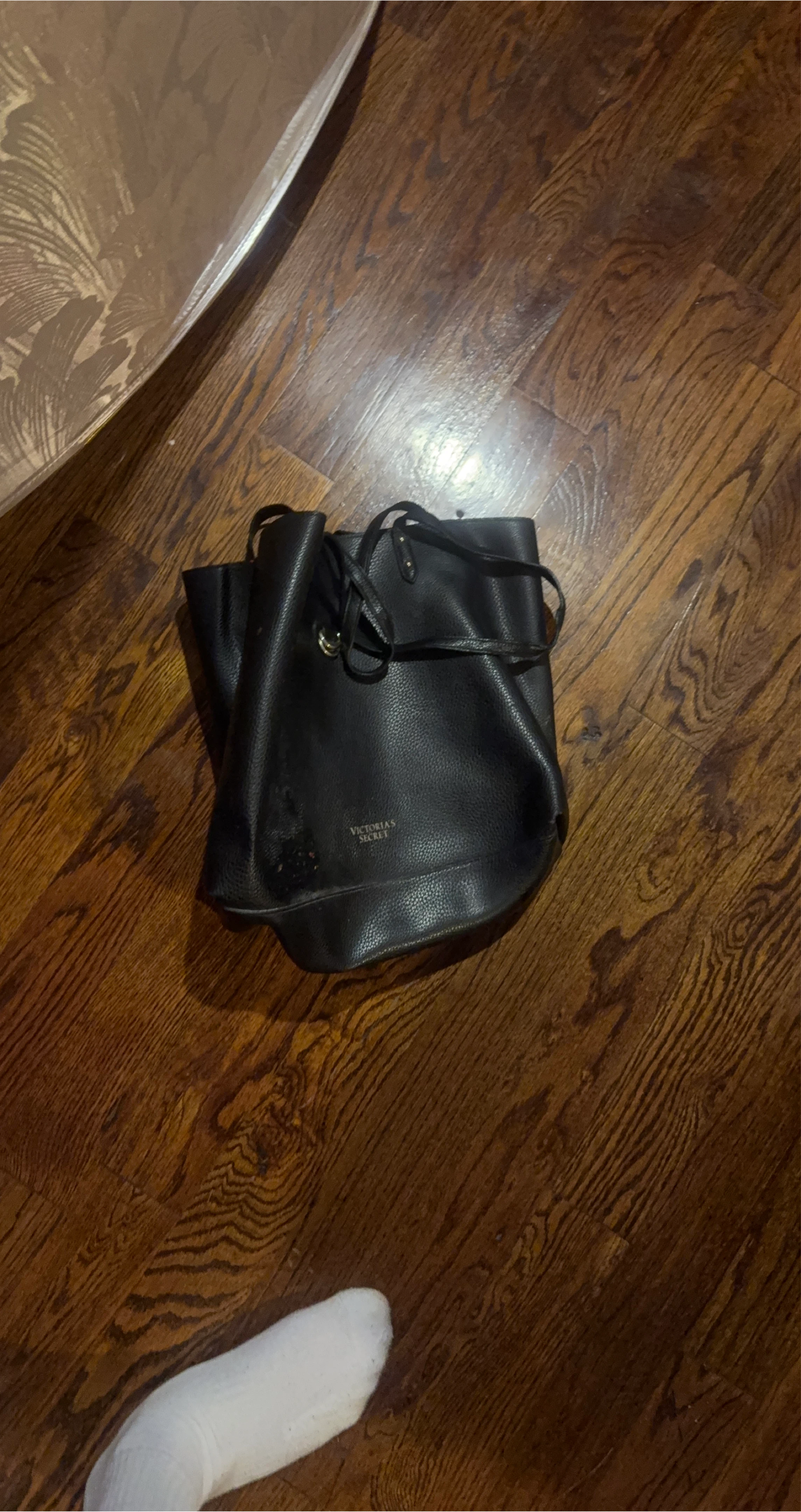 Victoria's Secret Black Bucket Bag thumbnail