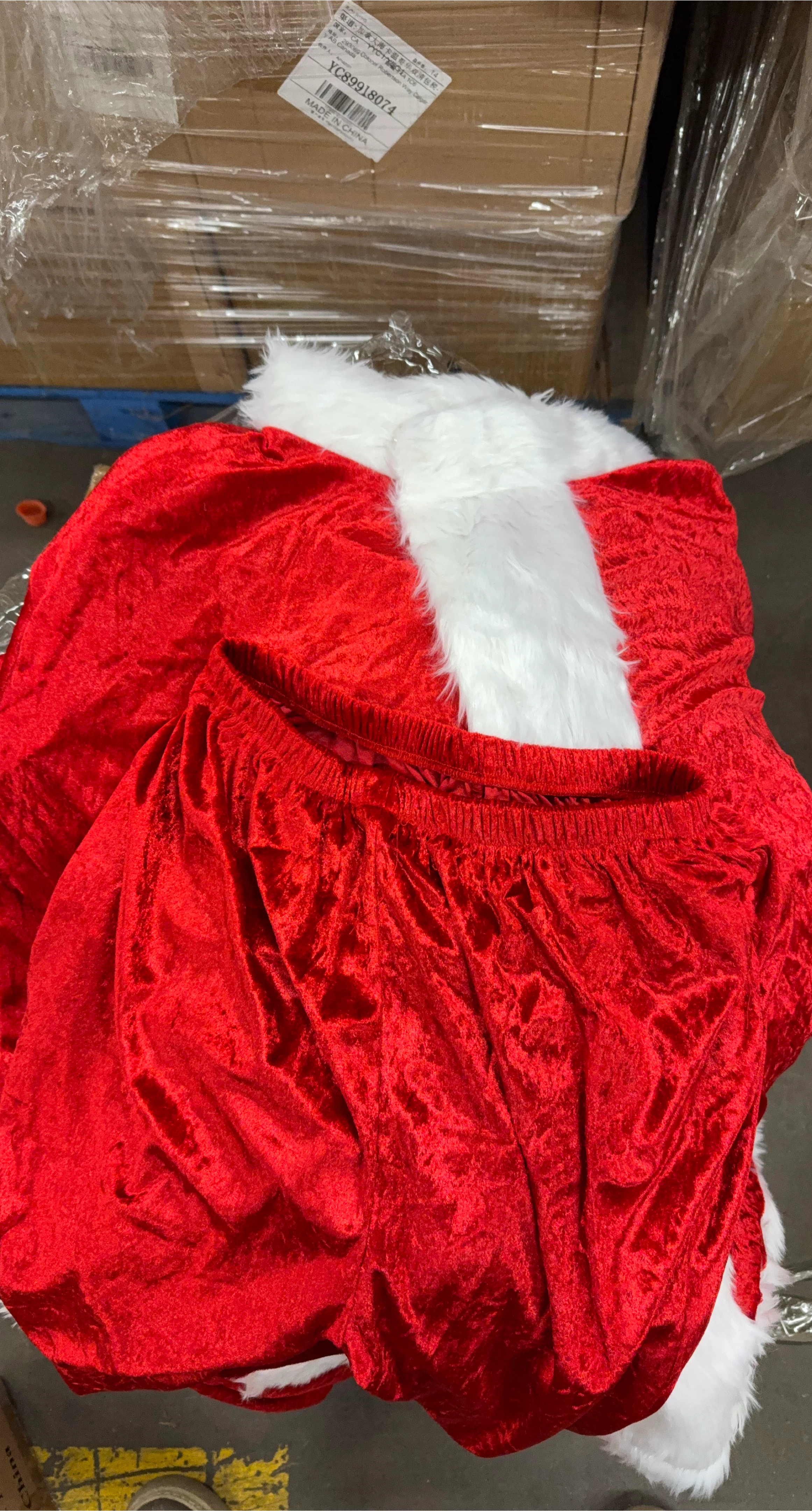Santa Suit Costume - Red & White thumbnail