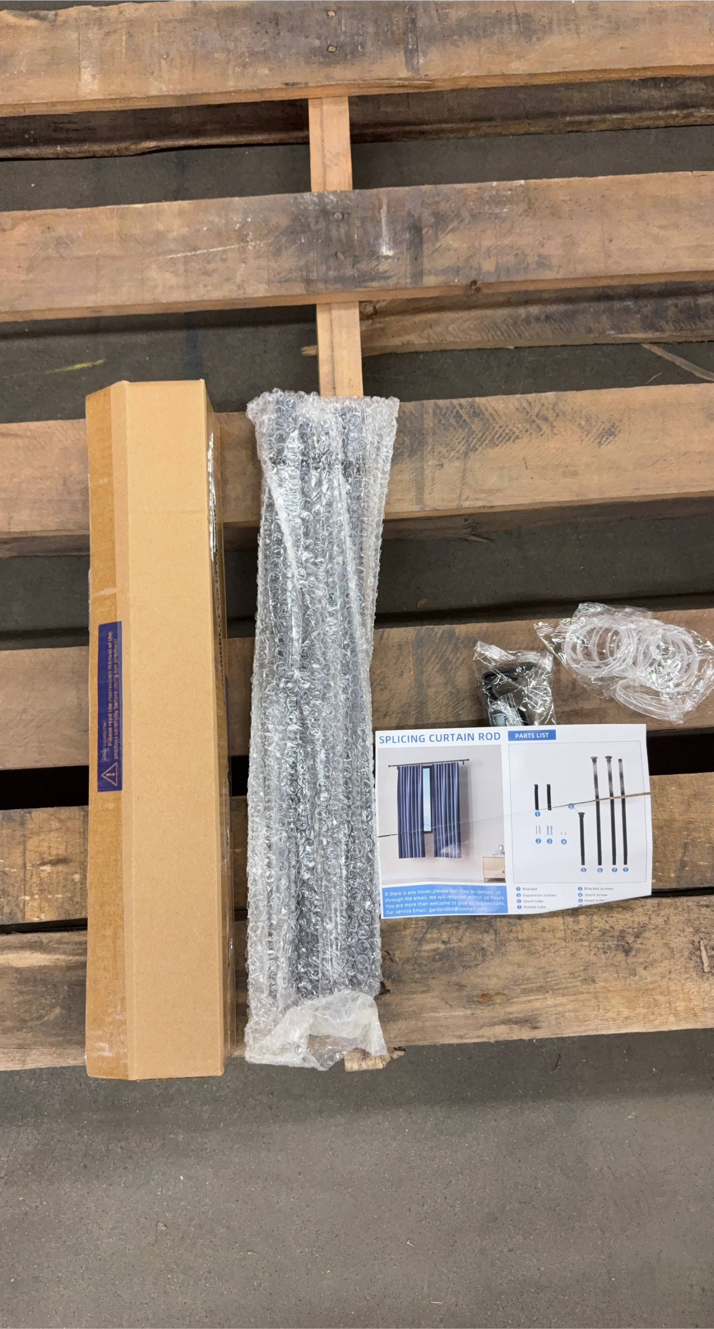 Splicing Curtain Rod - New in Box thumbnail