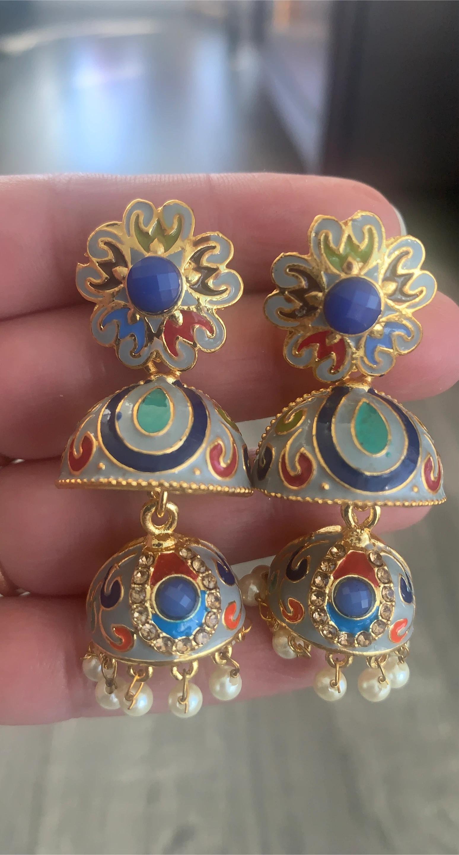 Dangle Jhumka Earrings thumbnail