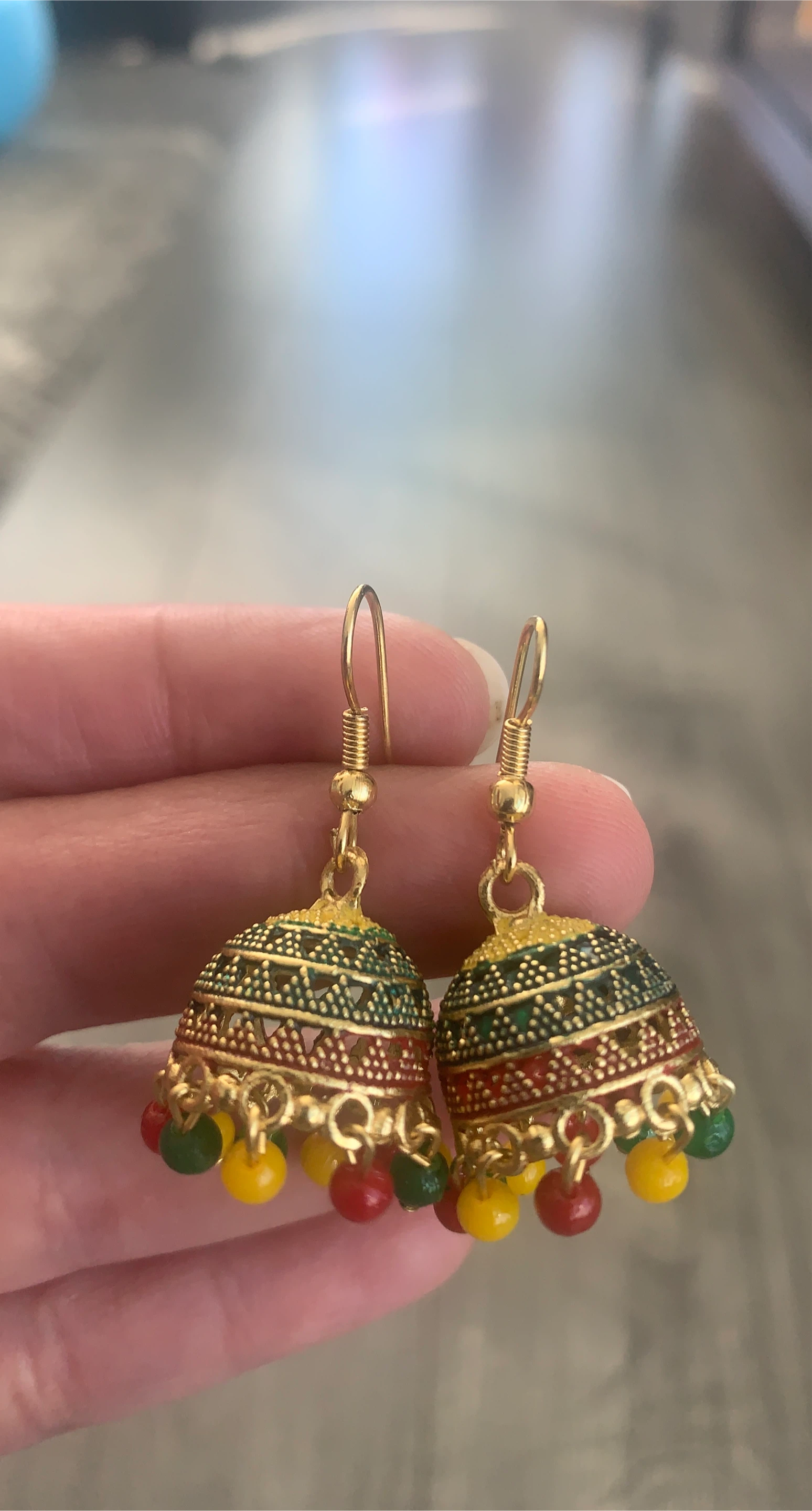 Jhumka Earrings - Traditional Indian Style thumbnail
