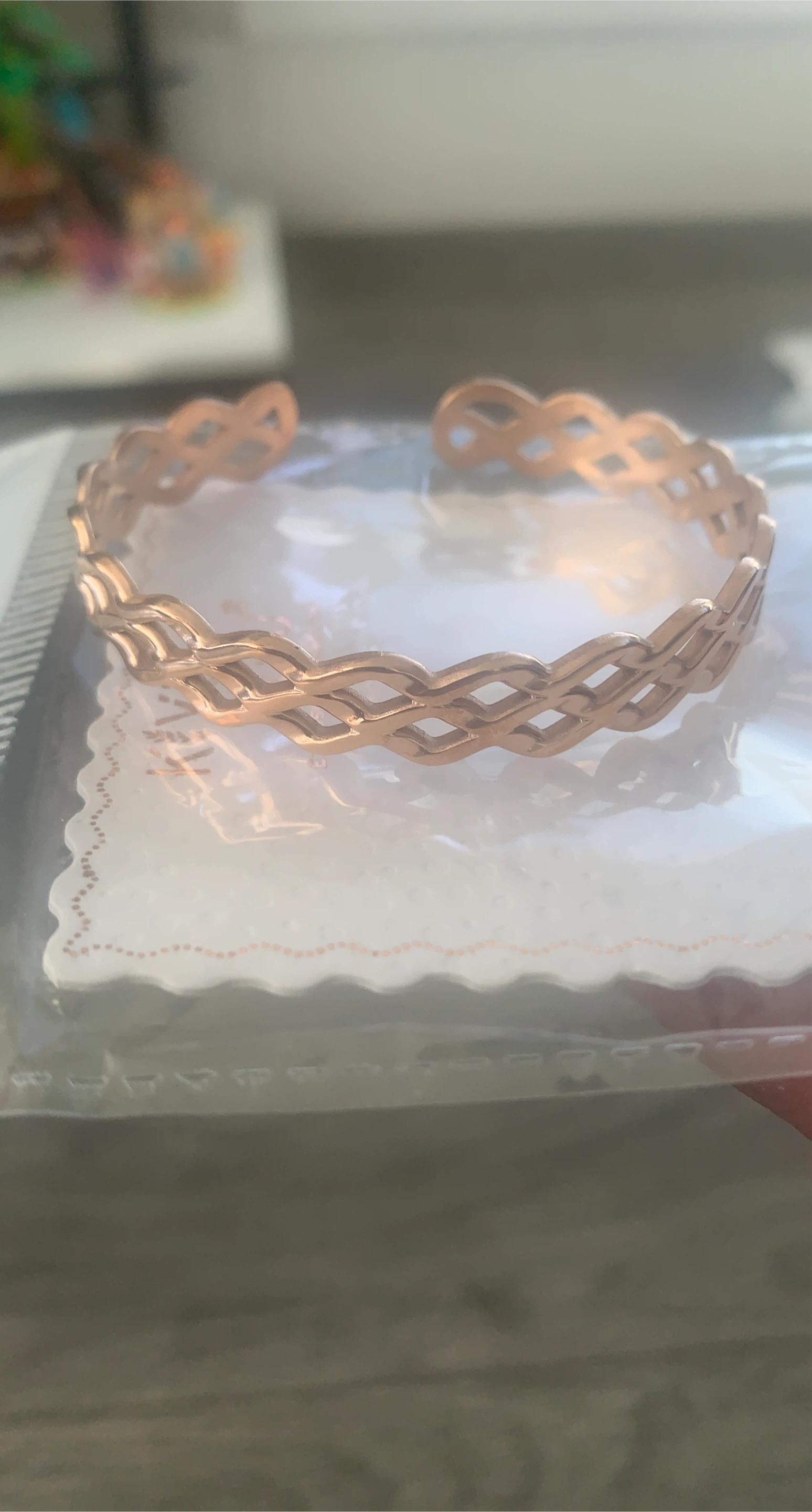 Rose Gold Cuff Bracelet thumbnail