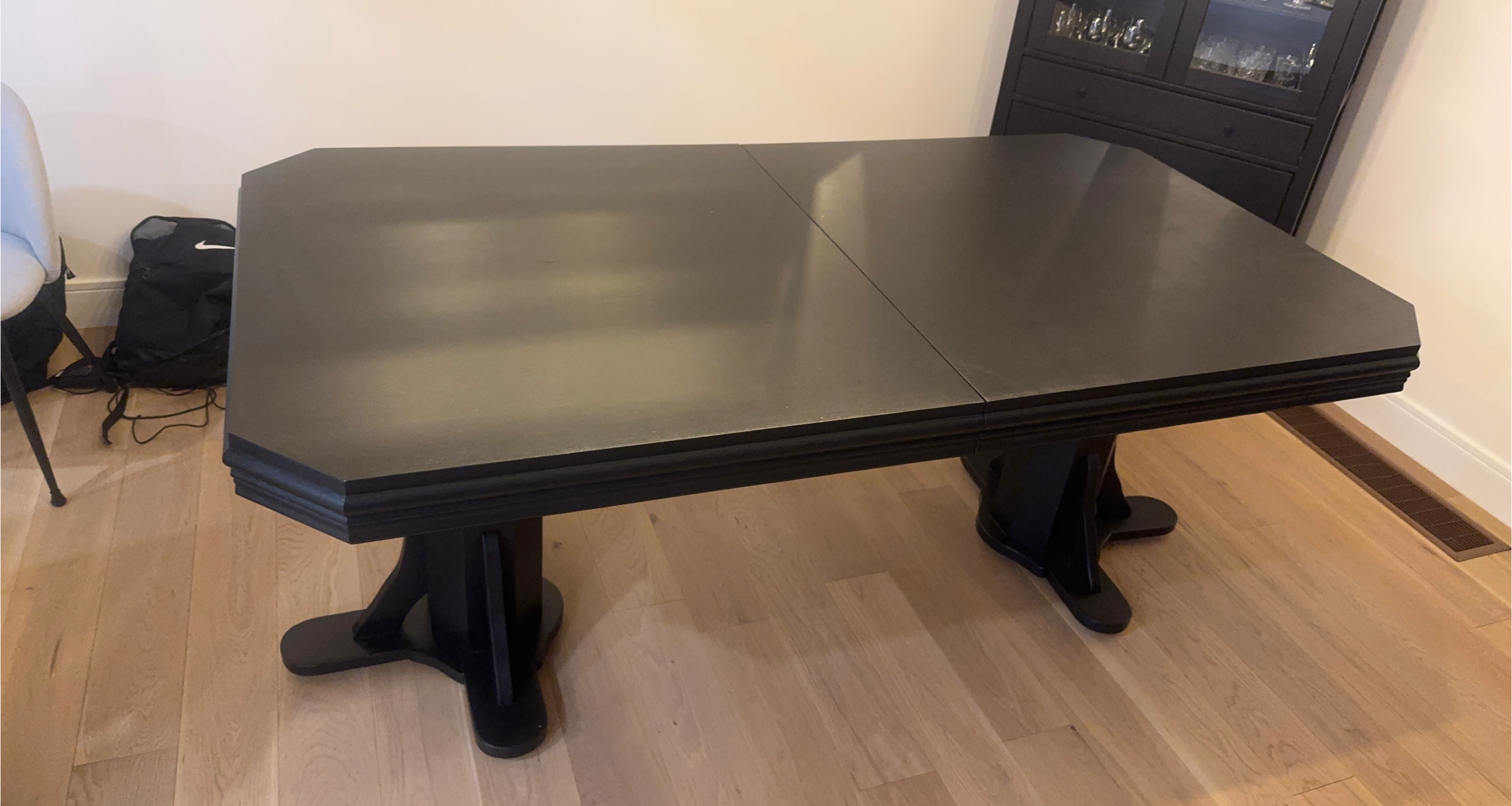 Extendable Dining Table - Black thumbnail