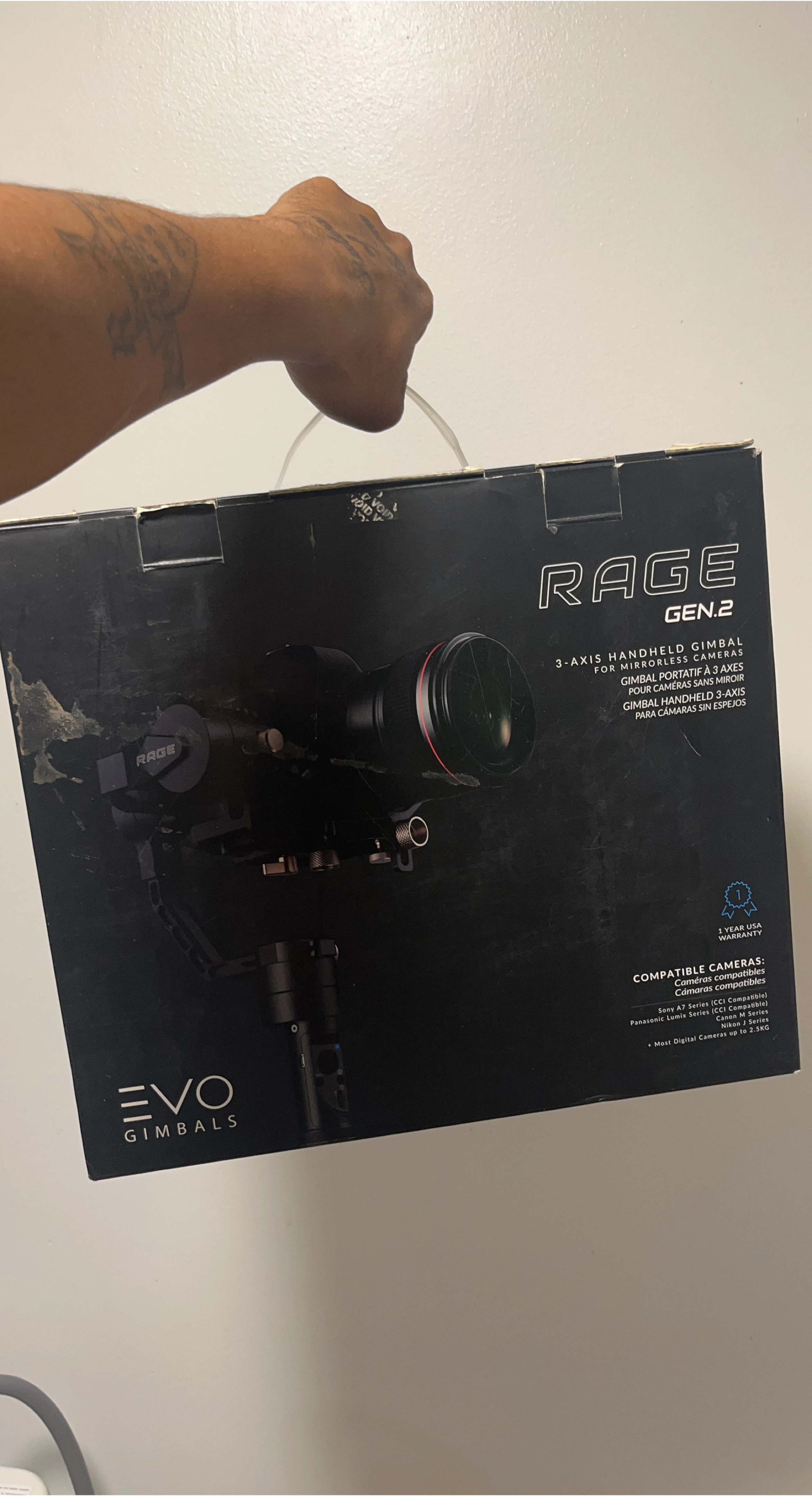 EVO Gimbals Rage Gen.2 Handheld Gimbal thumbnail