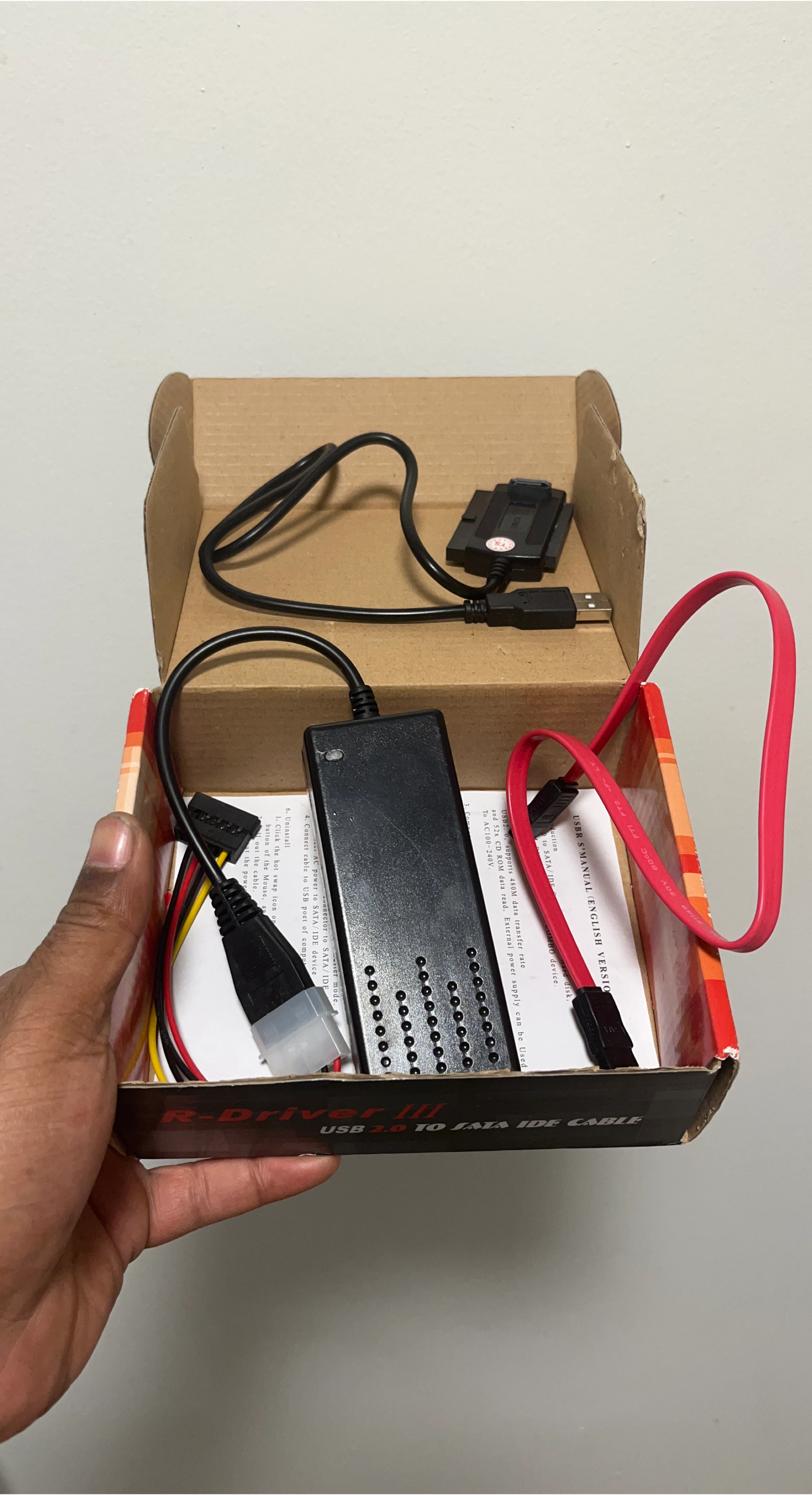 R-Driver III USB 2.0 to SATA IDE Cable