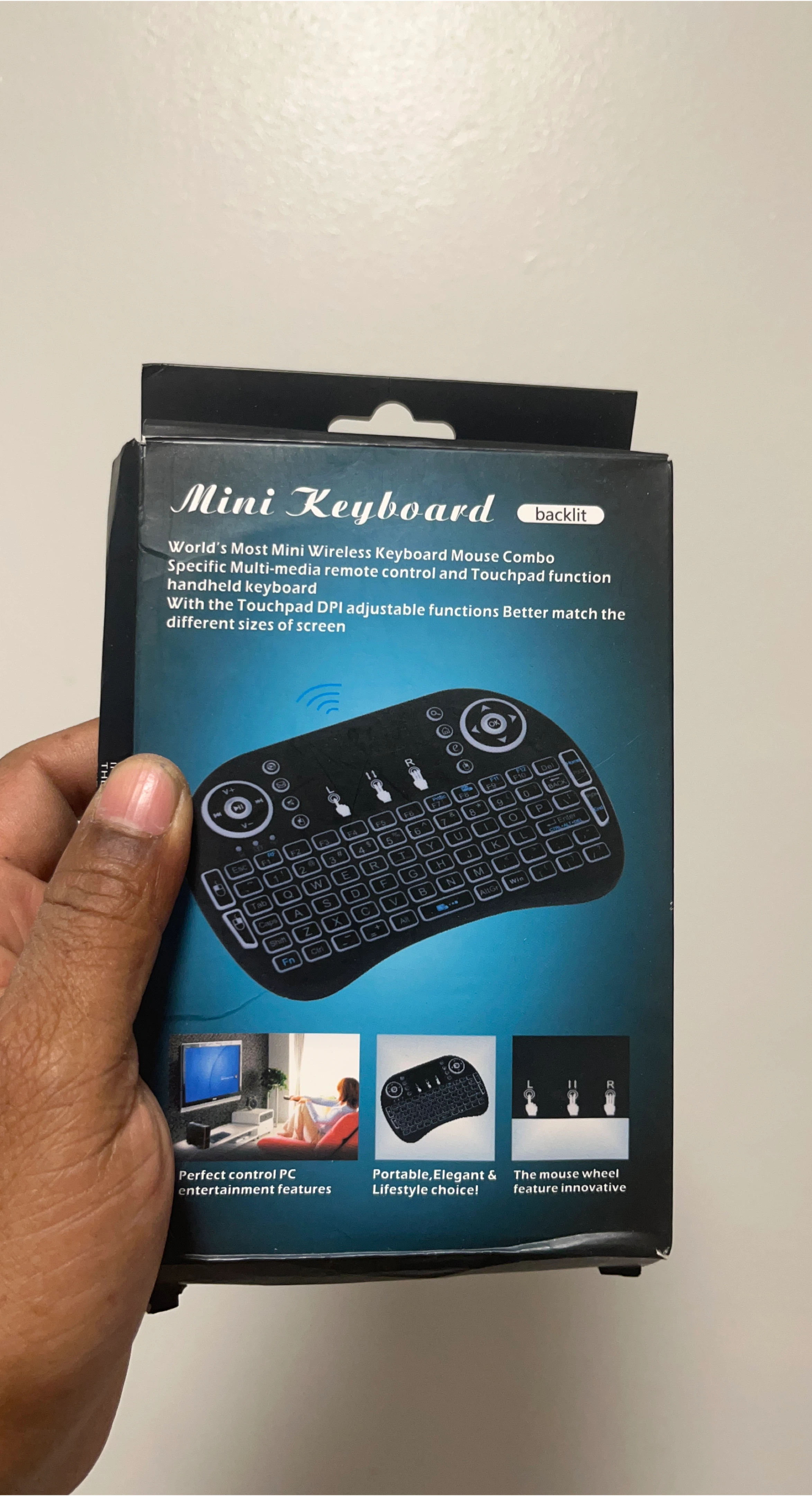 Mini Backlit Wireless Keyboard thumbnail