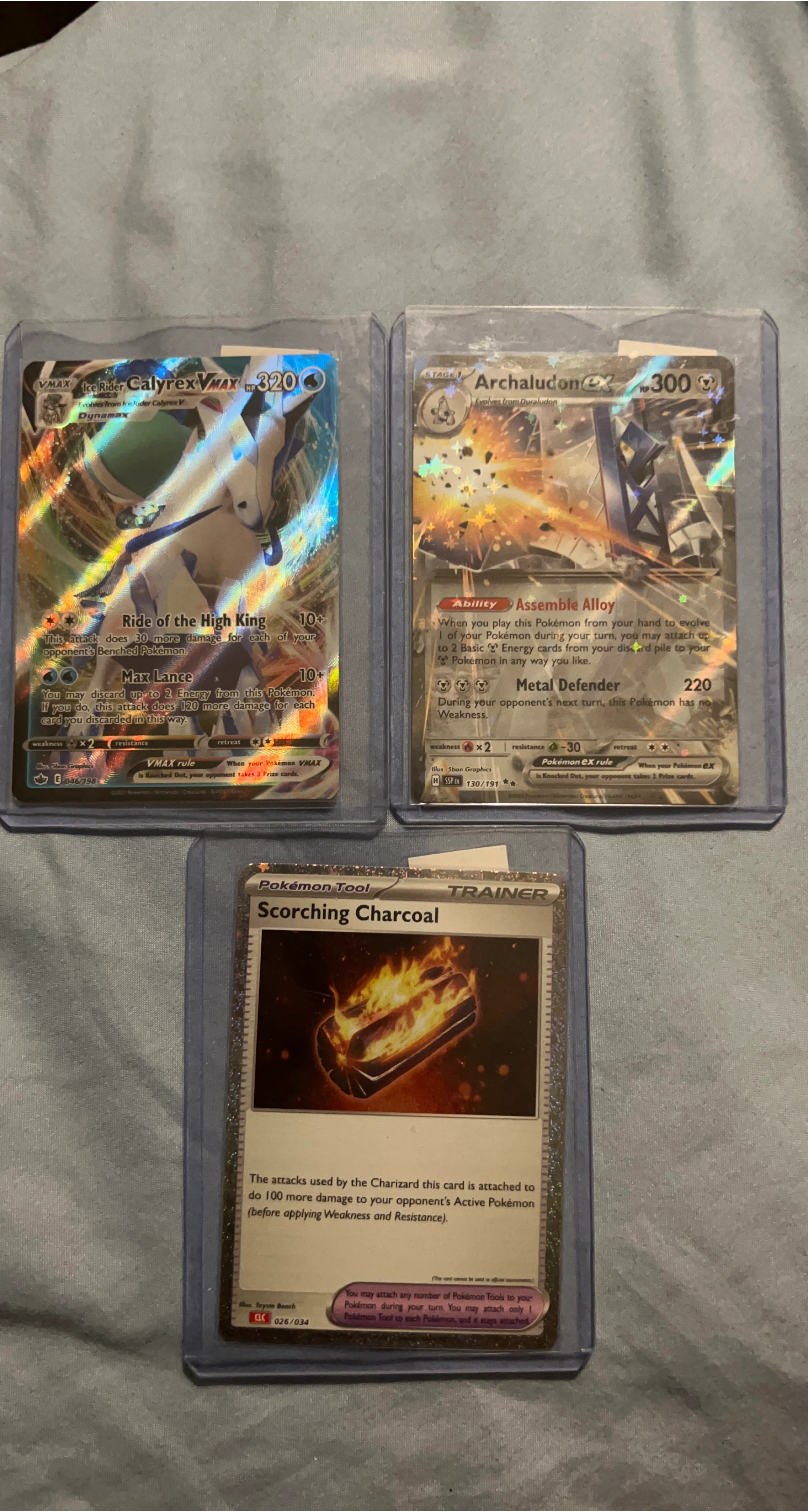 Pokemon Cards: Calyrex VMAX, Archaludon EX, Charcoal thumbnail