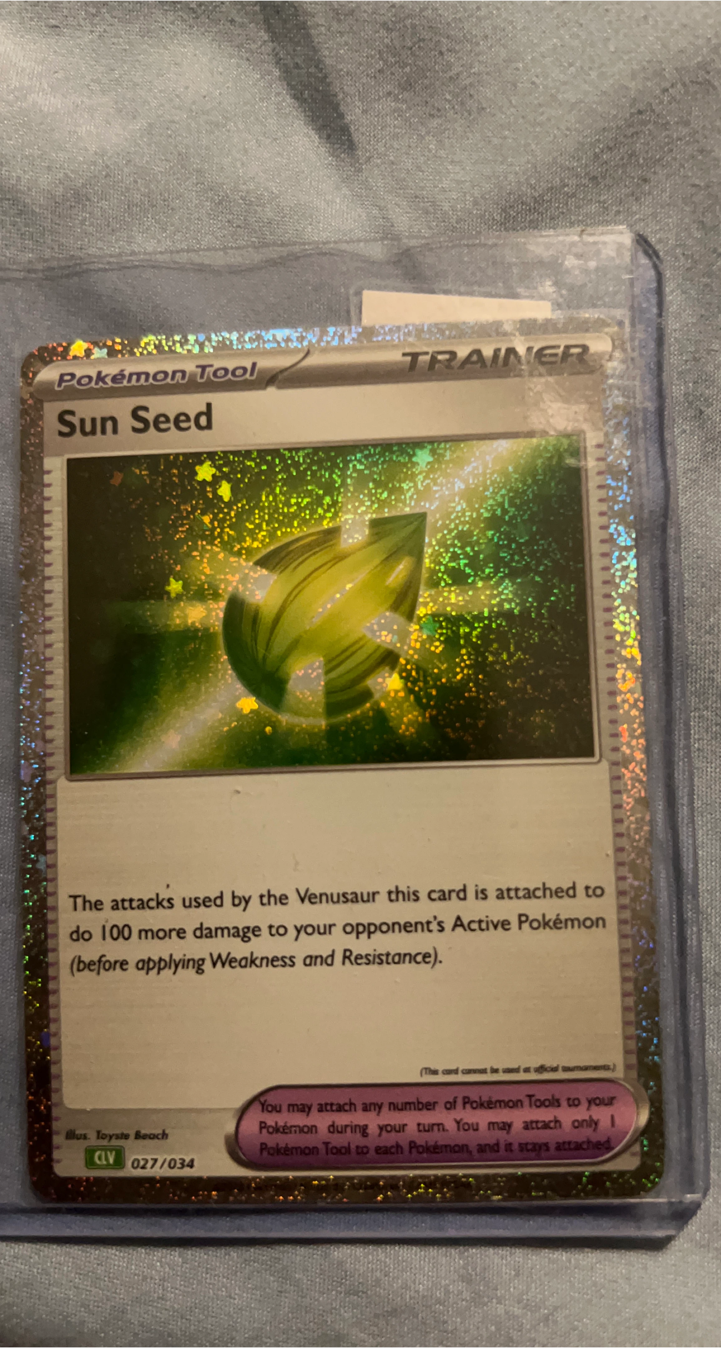 Pokemon Trainer Card - Sun Seed thumbnail