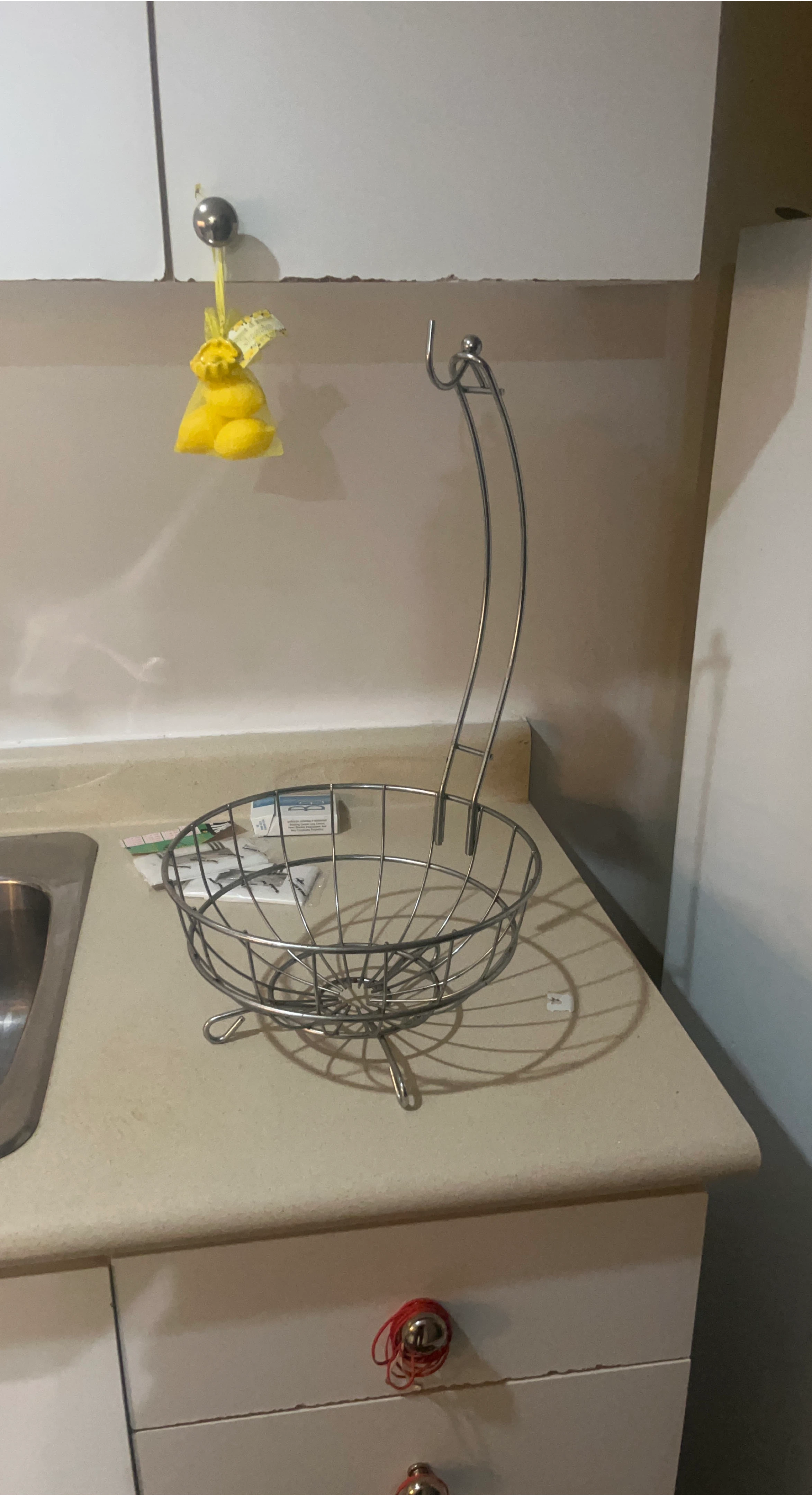 Hanging Fruit Basket - Chrome Finish thumbnail
