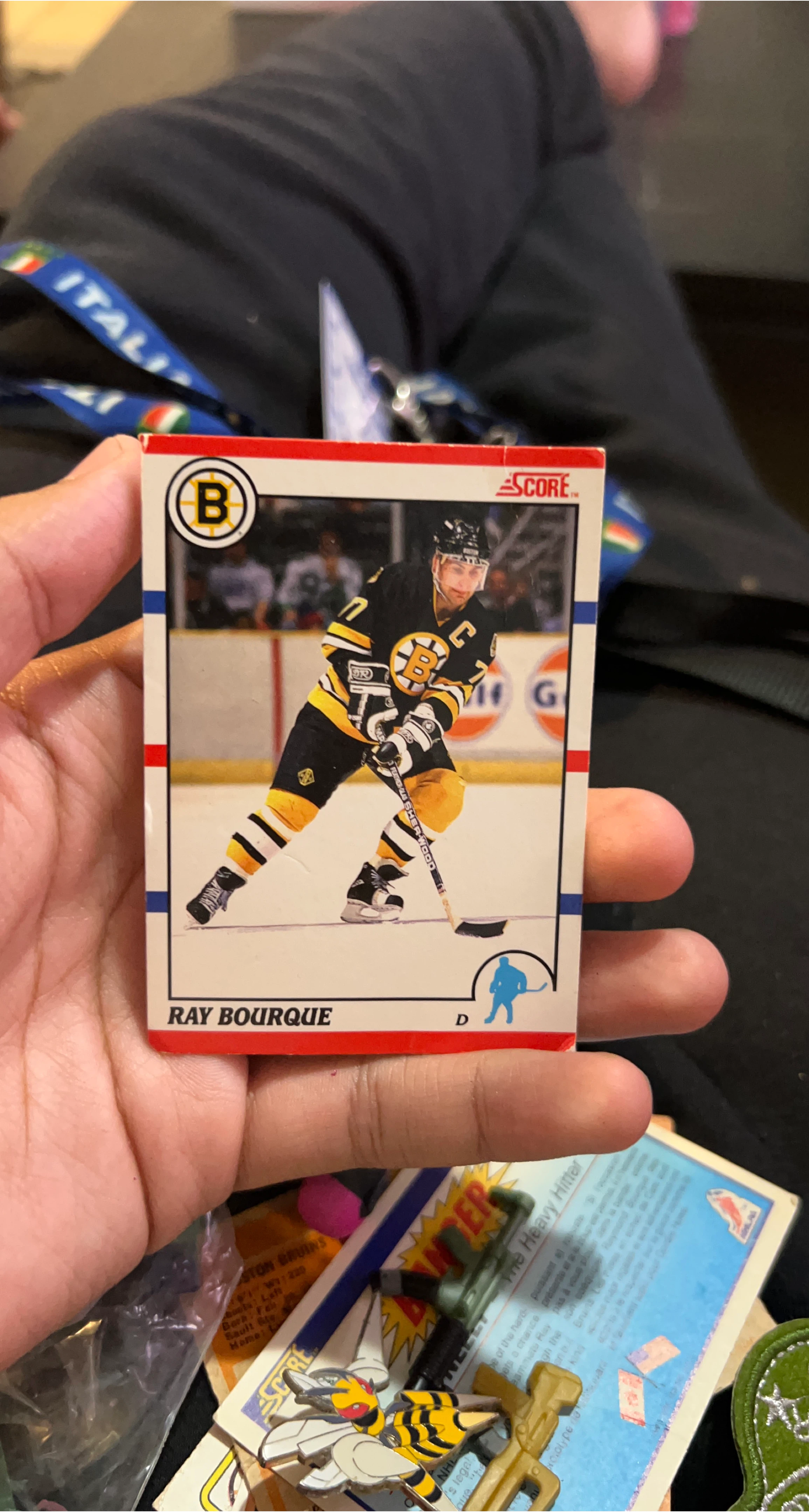 Ray Bourque 1990-91 Score Hockey Card image indicator(1)