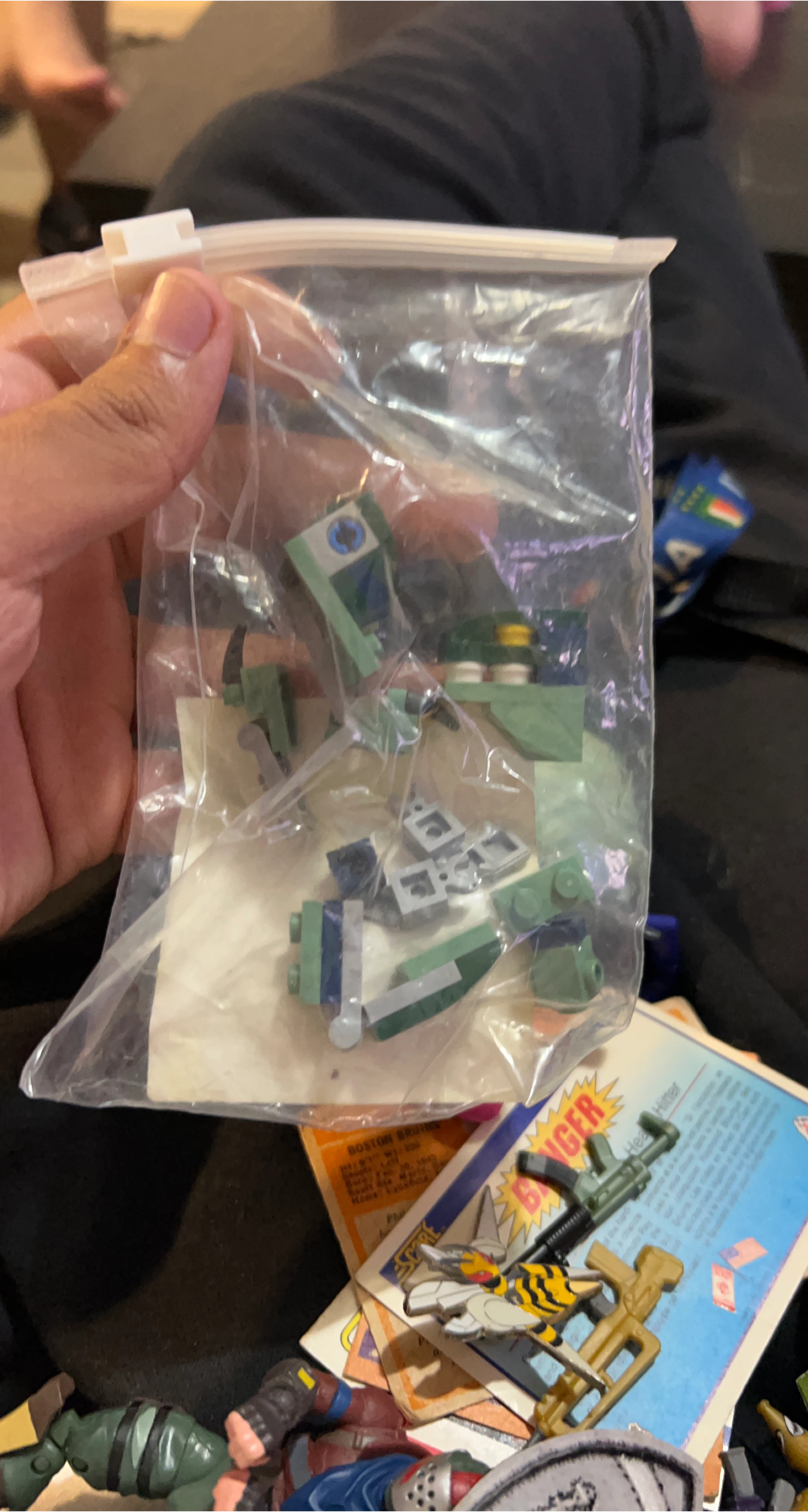 Lego Parts - Green and Grey thumbnail