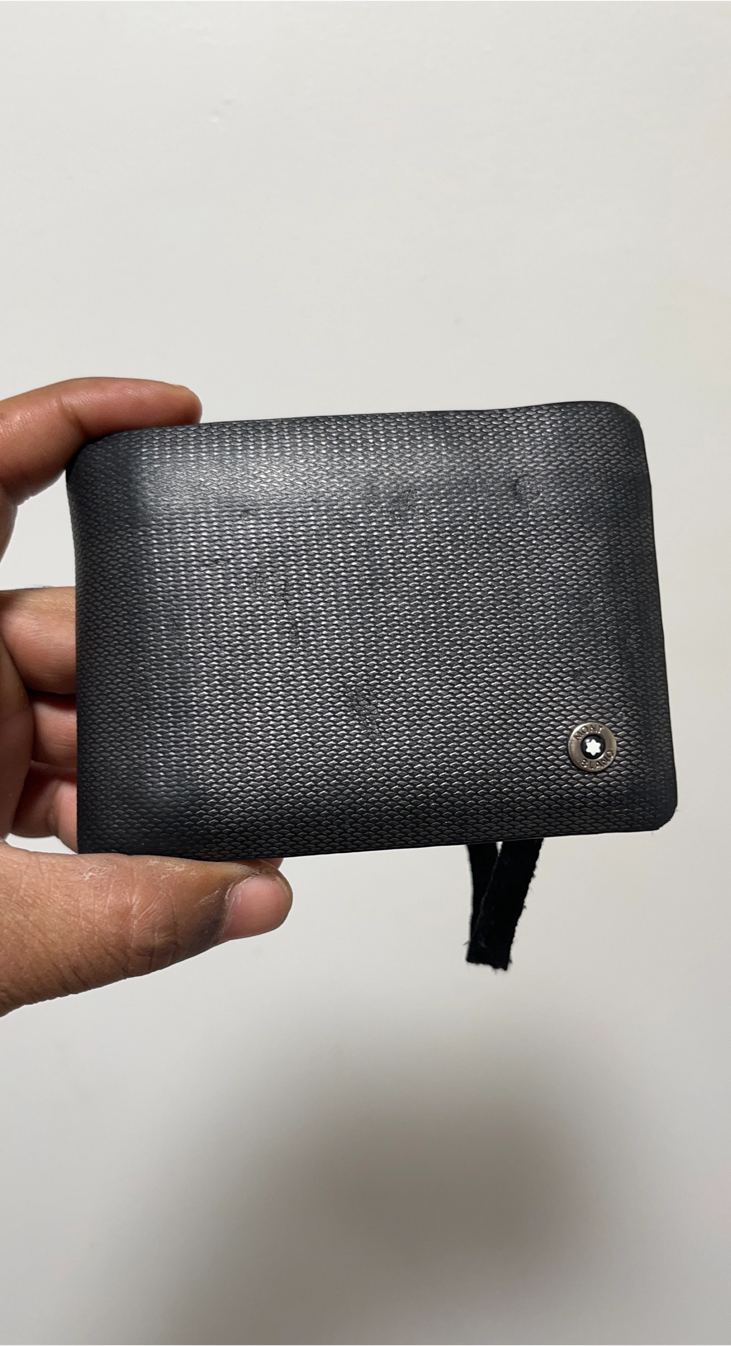 Montblanc Black Leather Wallet thumbnail
