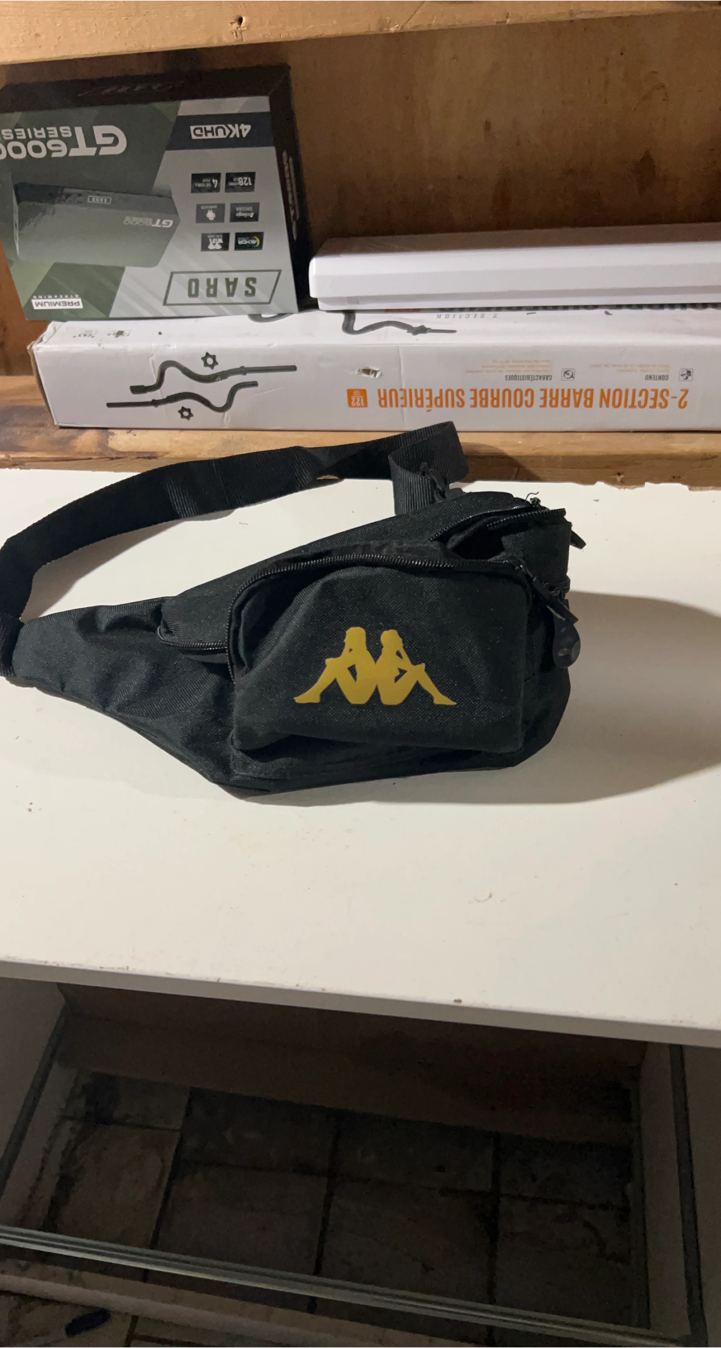 Kappa Black Fanny Pack thumbnail