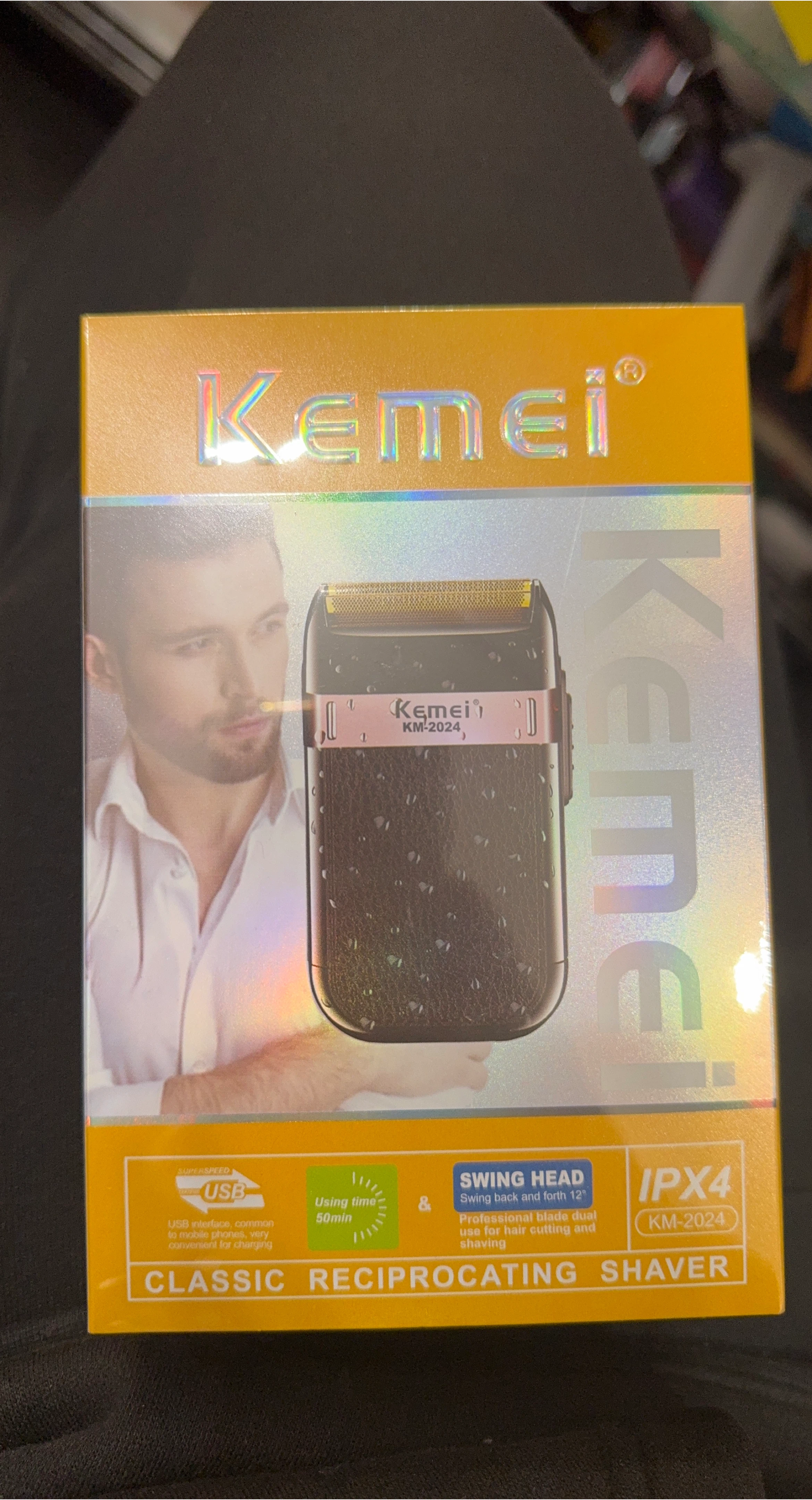 Kemei KM-2024 Classic Reciprocating Shaver thumbnail