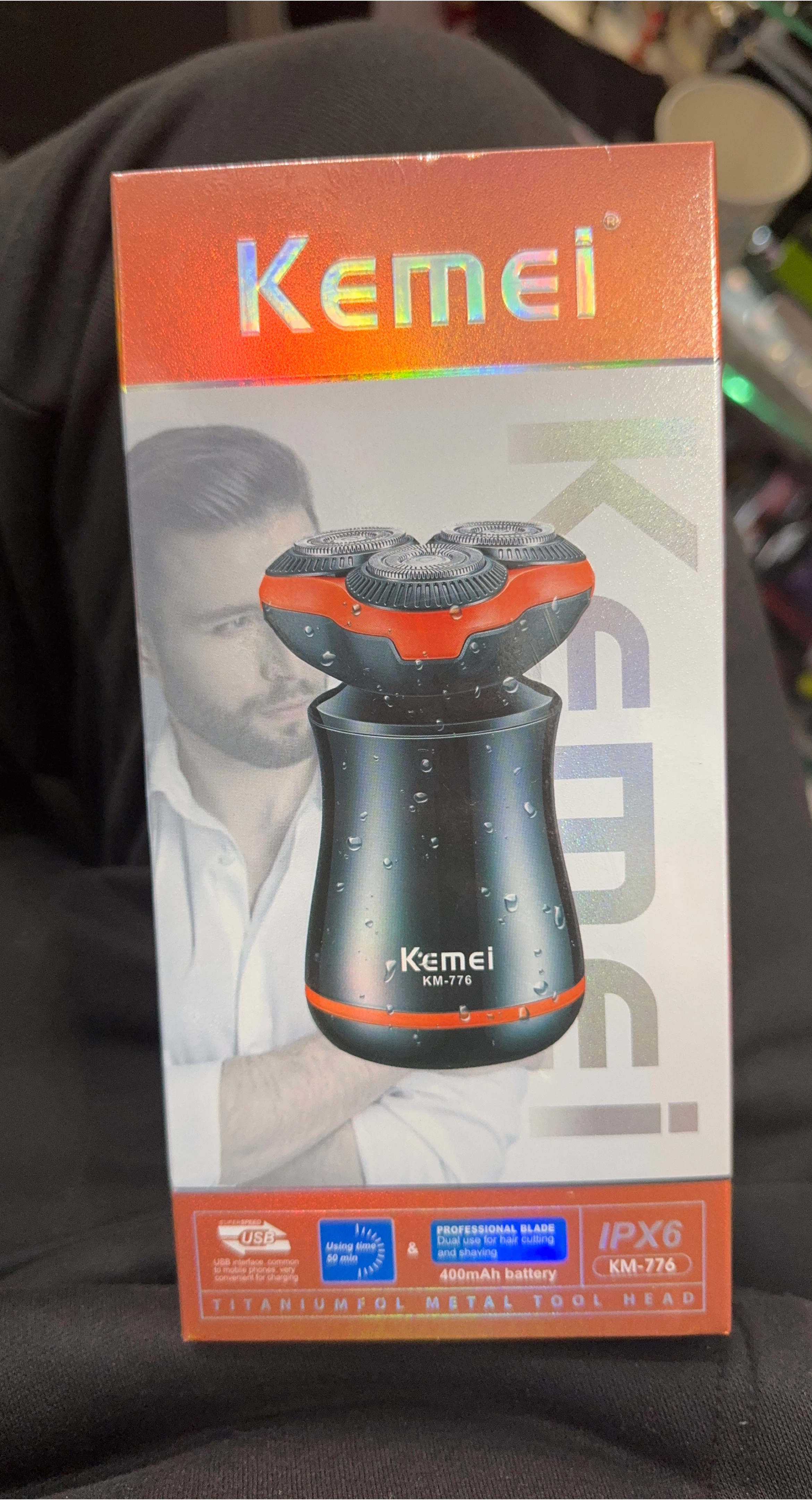 Kemei KM-776 Electric Shaver - New in Box thumbnail