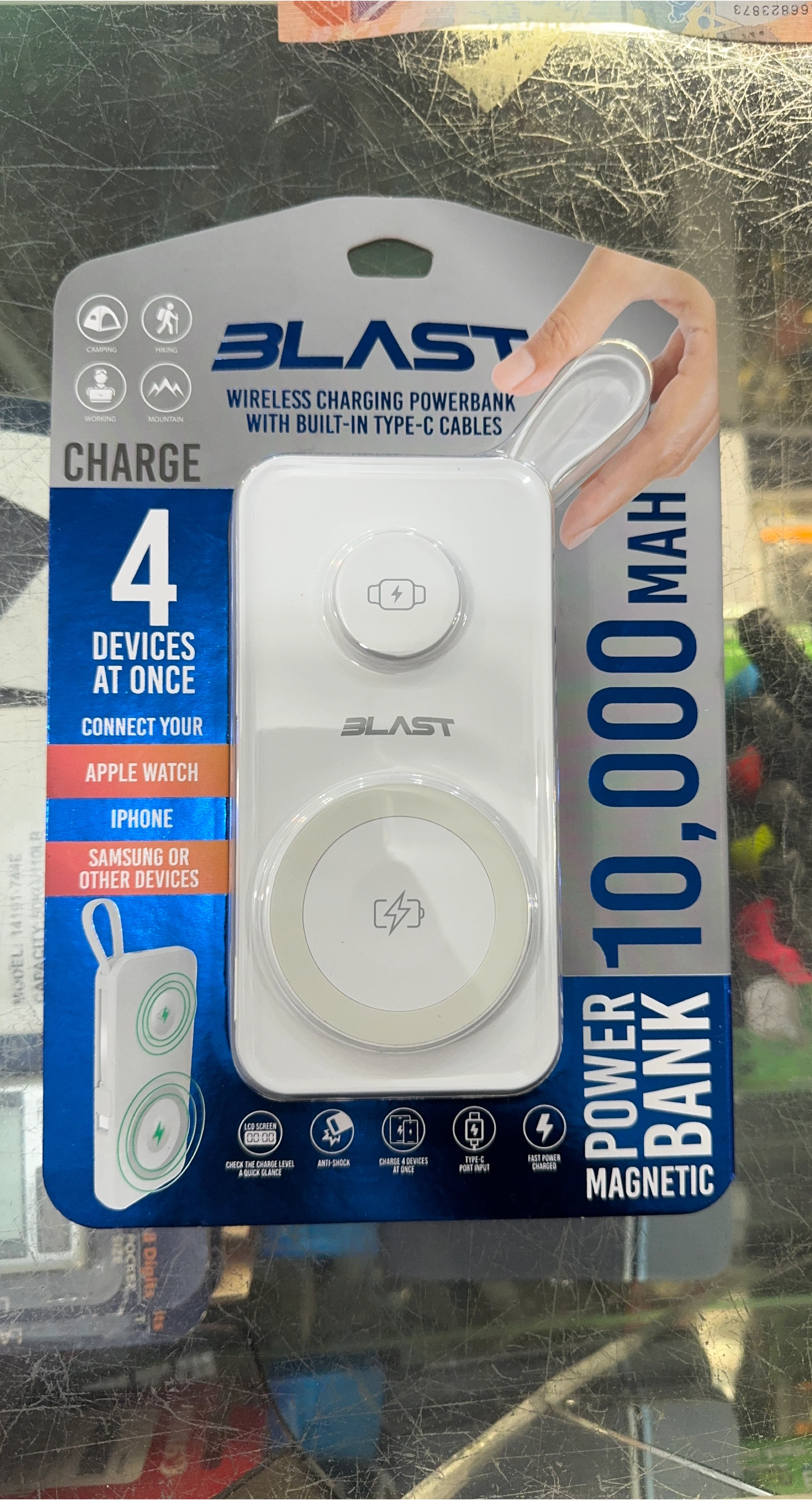BLAST 10,000 mAh Wireless Charging Powerbank - New thumbnail