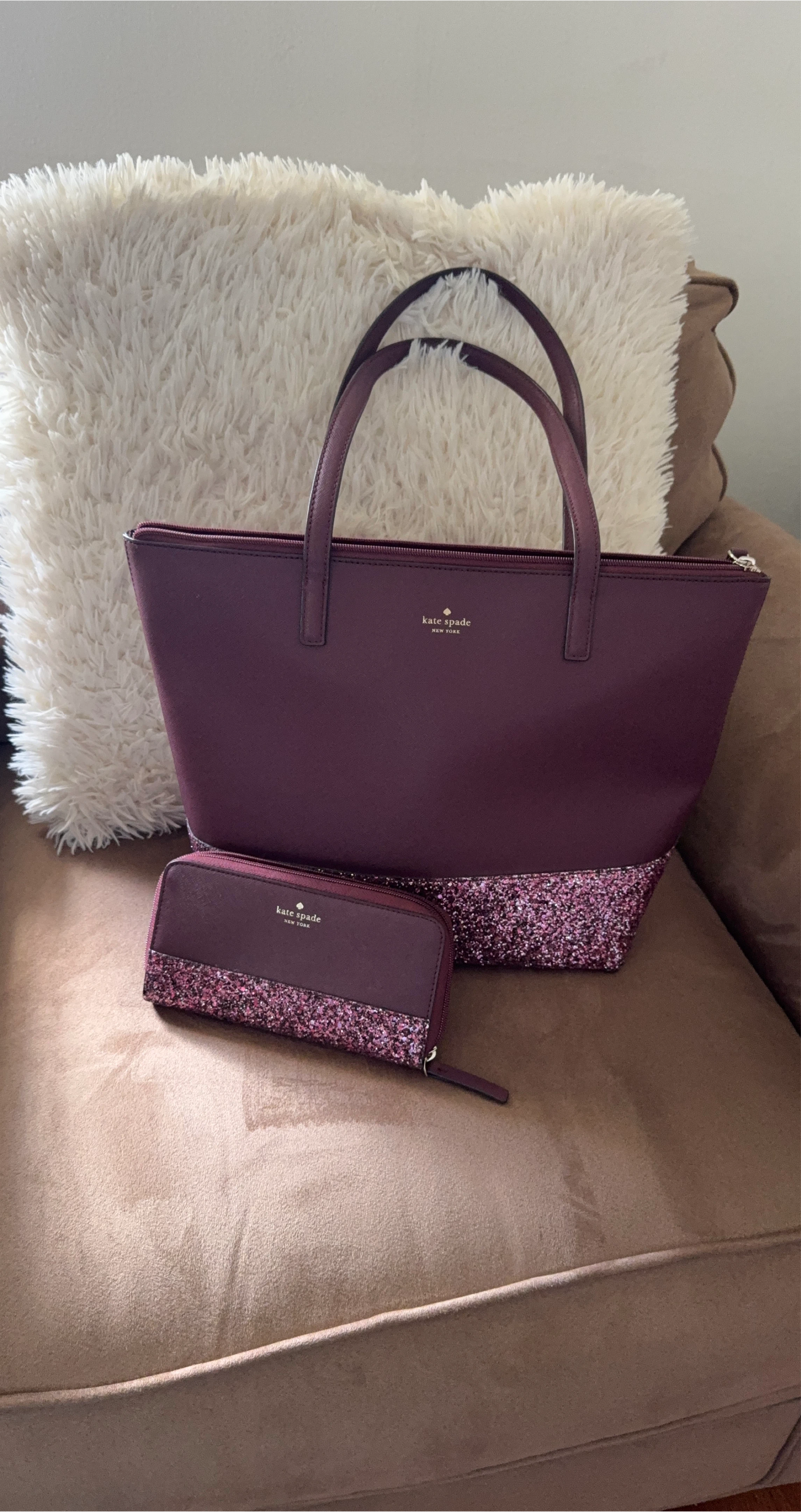 Kate Spade Tote Bag & Wallet Set