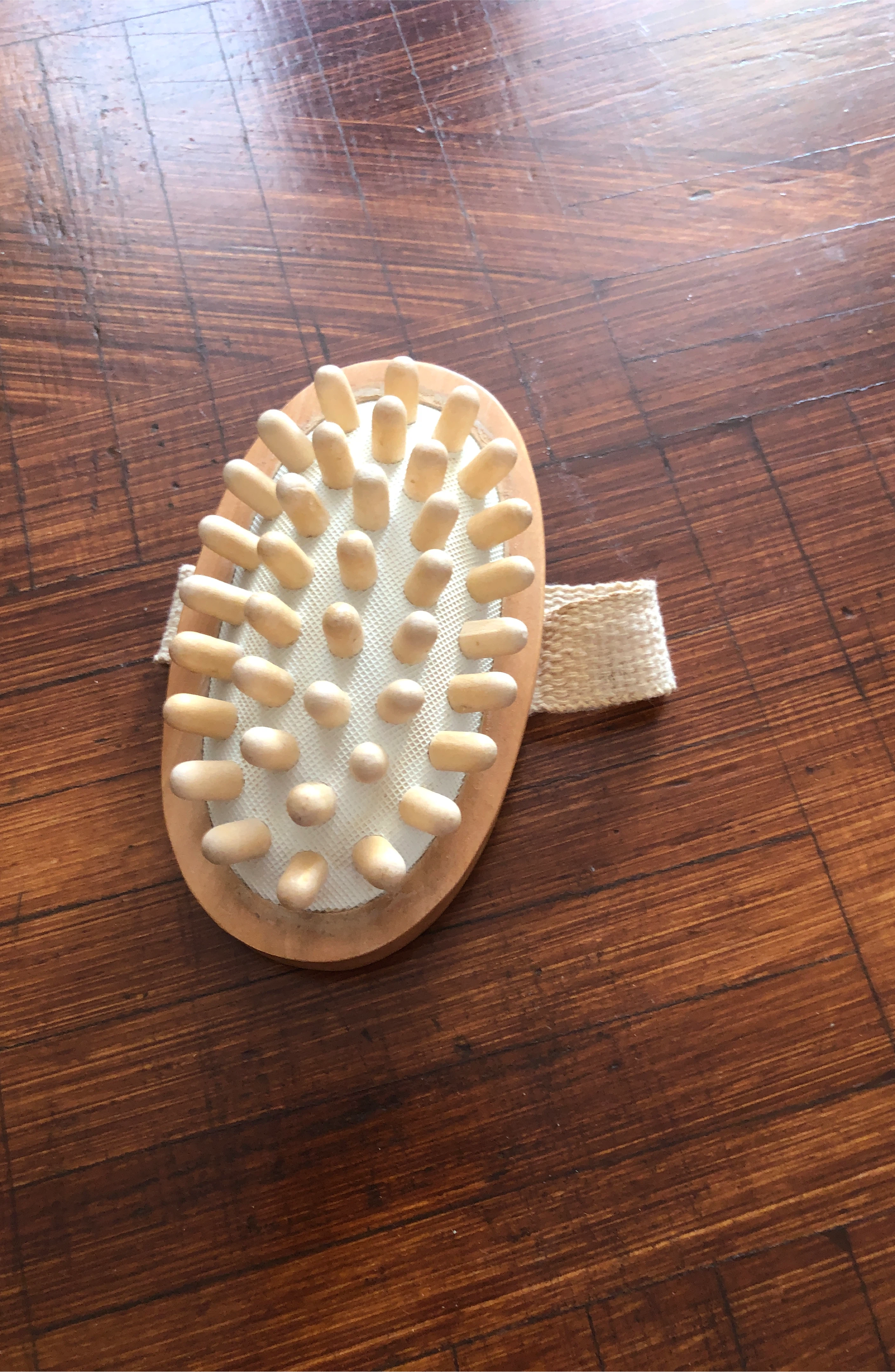 Wooden Body Brush with Strap thumbnail