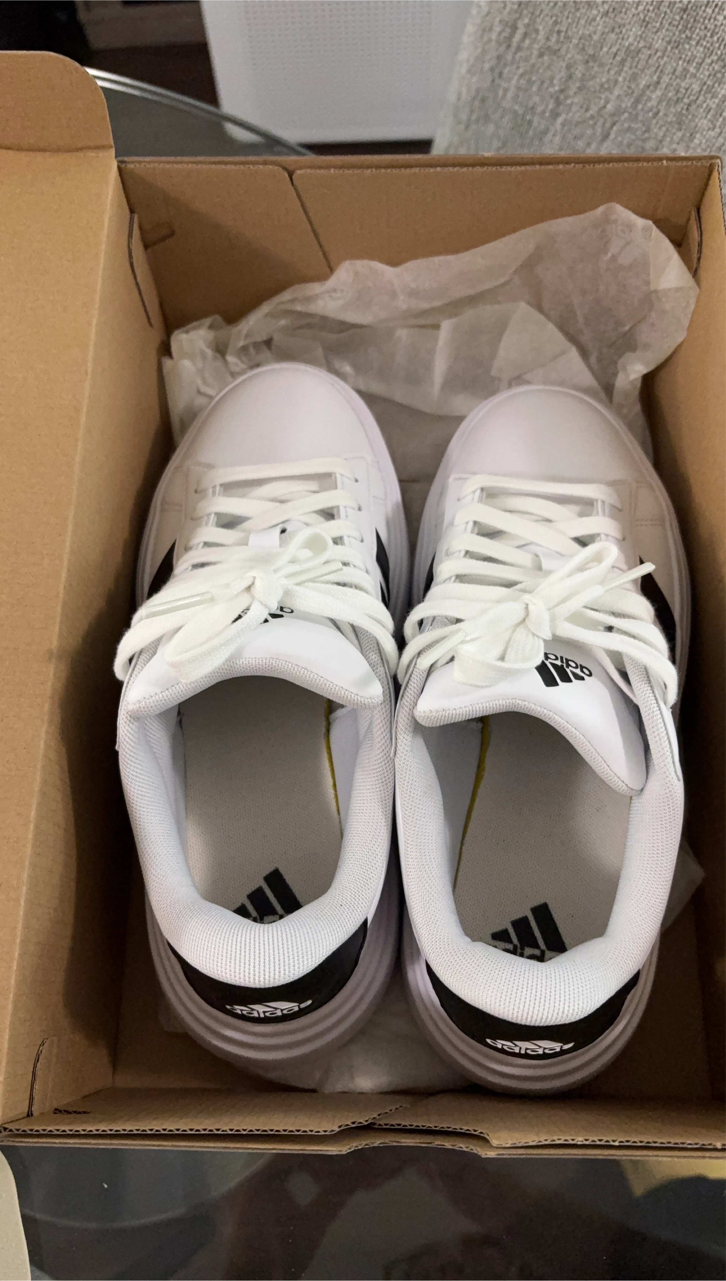 Adidas Grand Court Base Beyond White Sneakers thumbnail