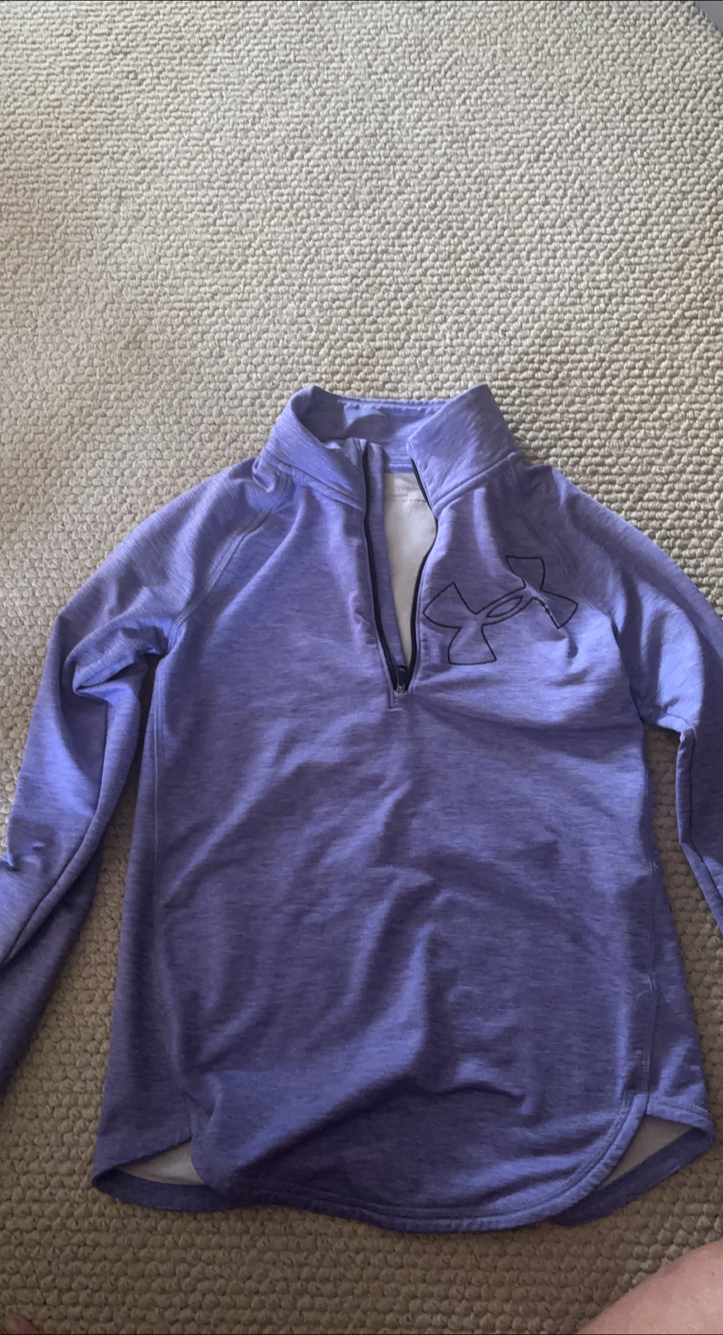 Under Armour Purple 1/2 Zip Pullover thumbnail
