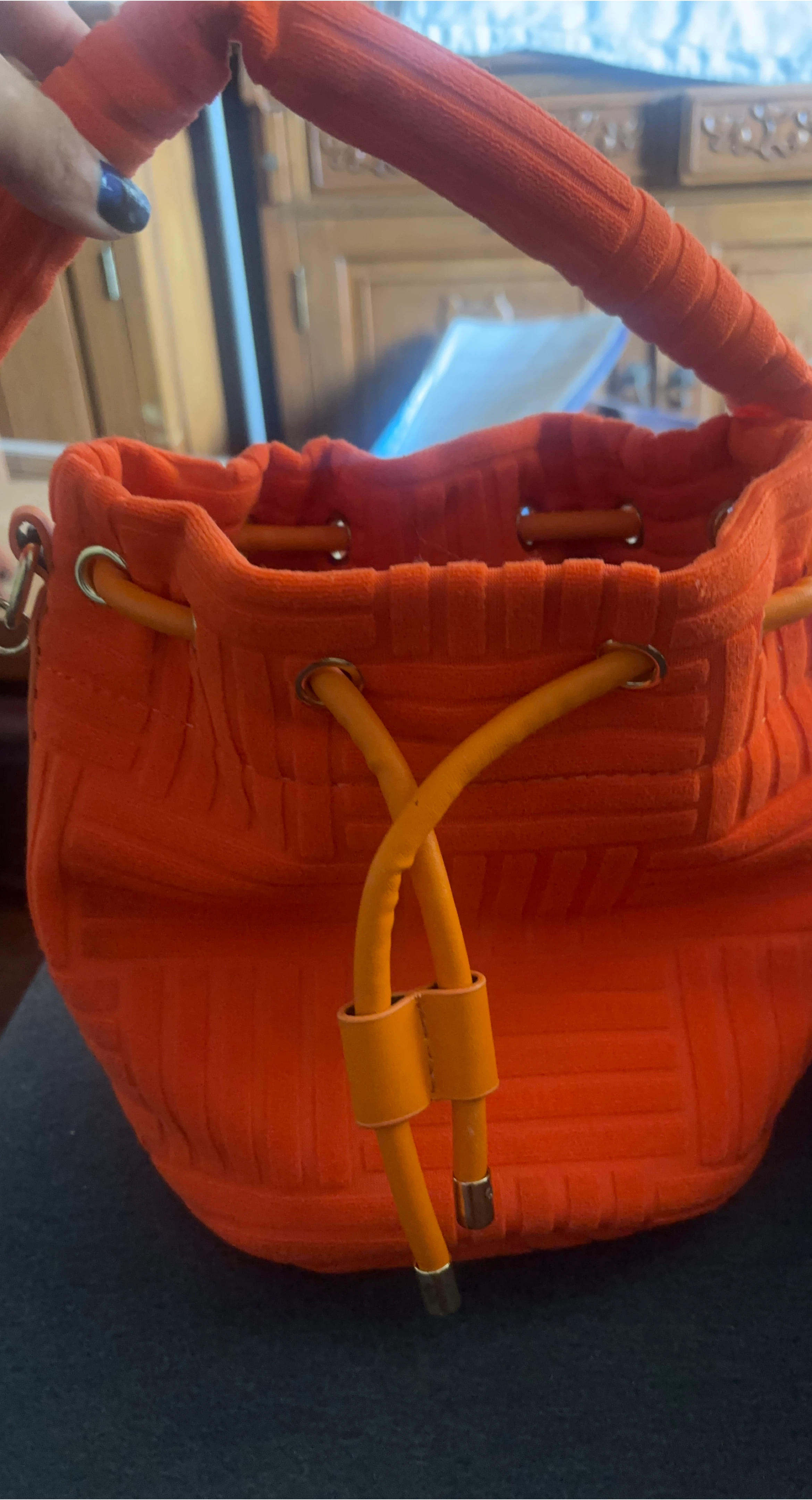 Orange Bucket Bag thumbnail