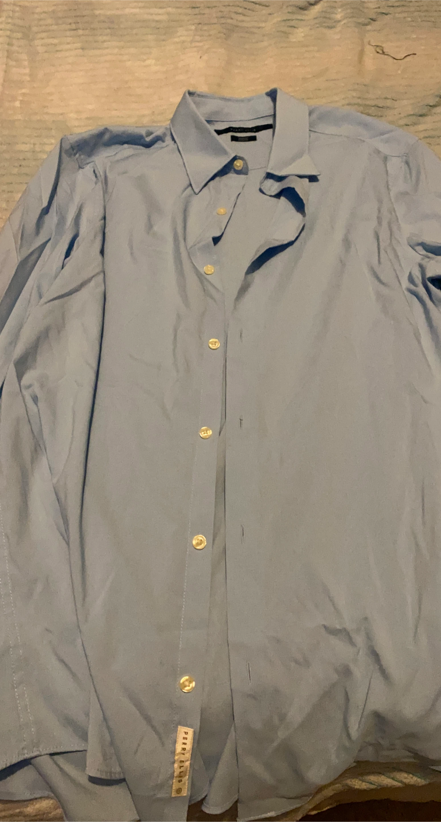 Perry Ellis Slim Fit Stretch Dress Shirt thumbnail
