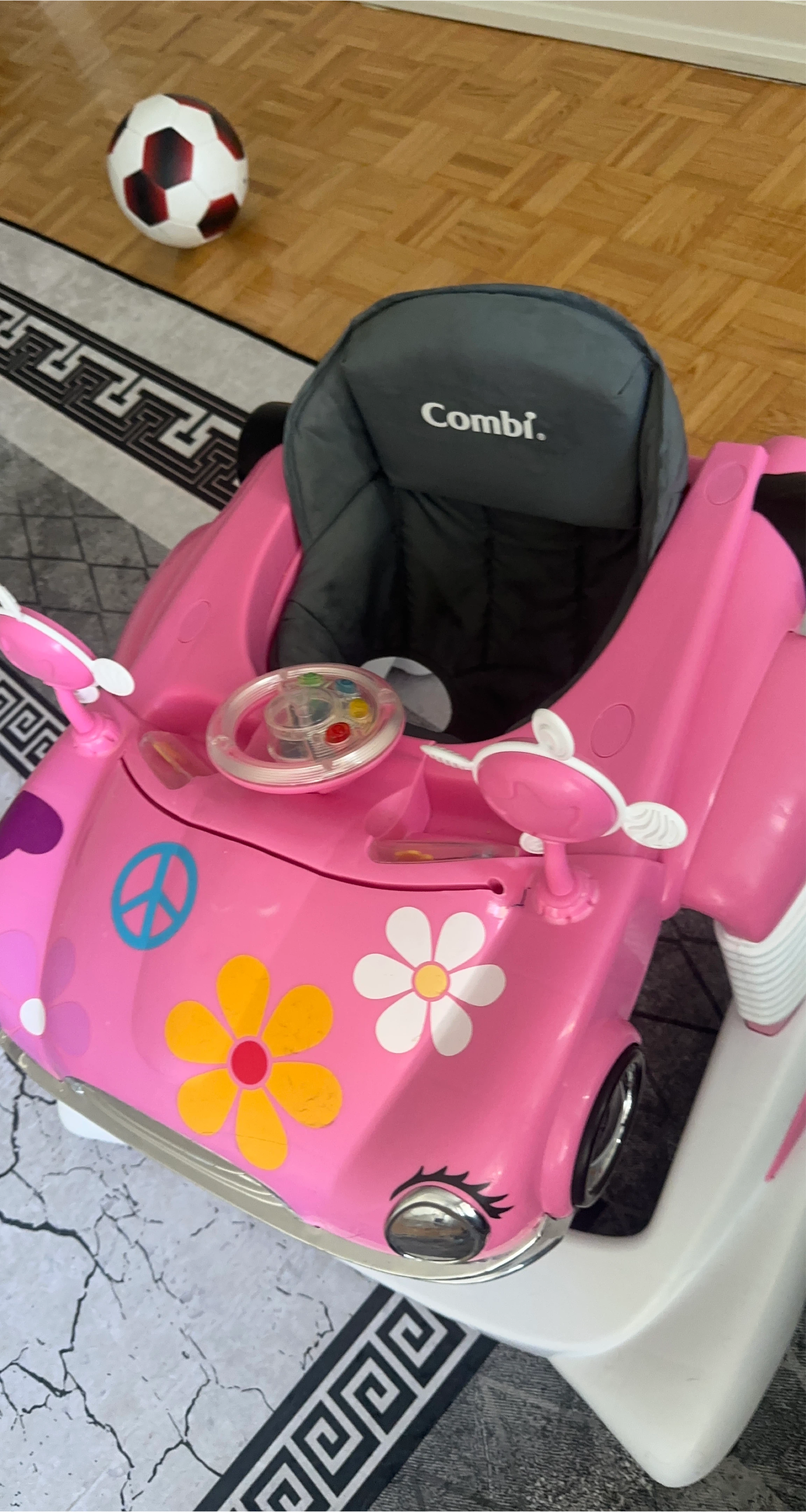 Combi Pink Flower Car Walker thumbnail
