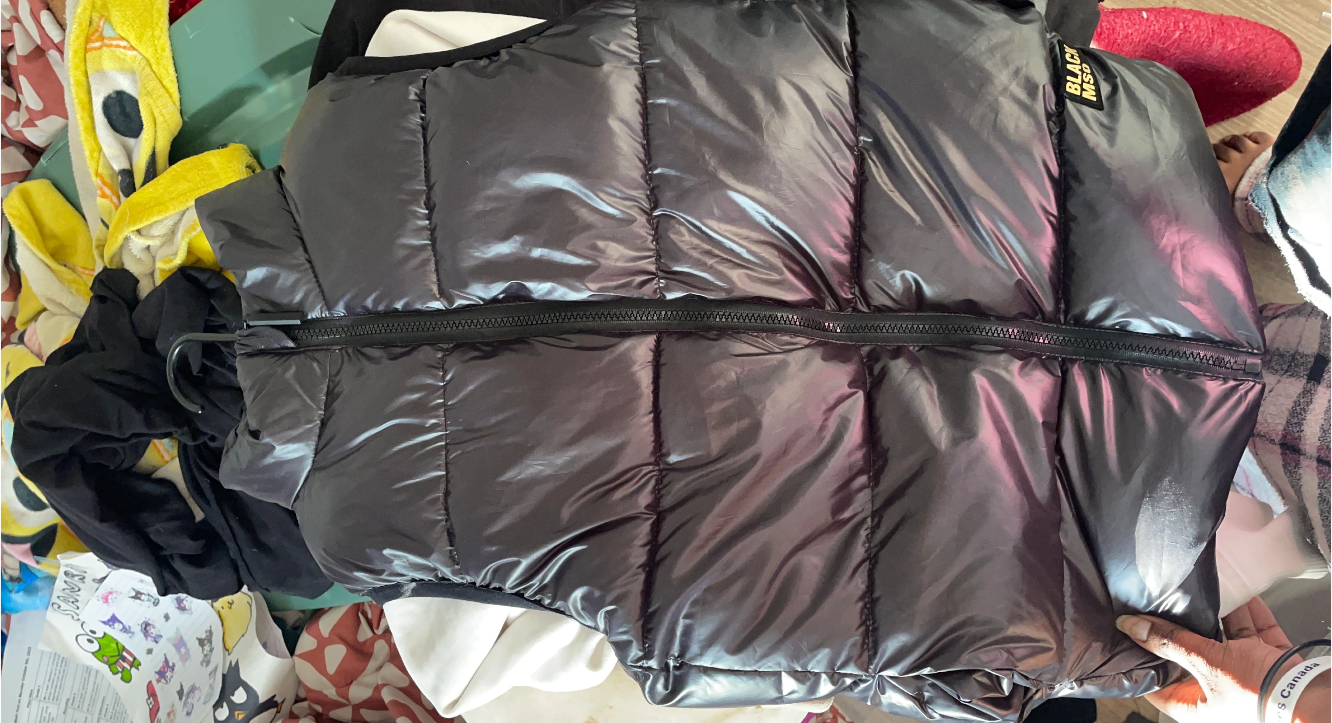 Black MSD Puffer Vest thumbnail