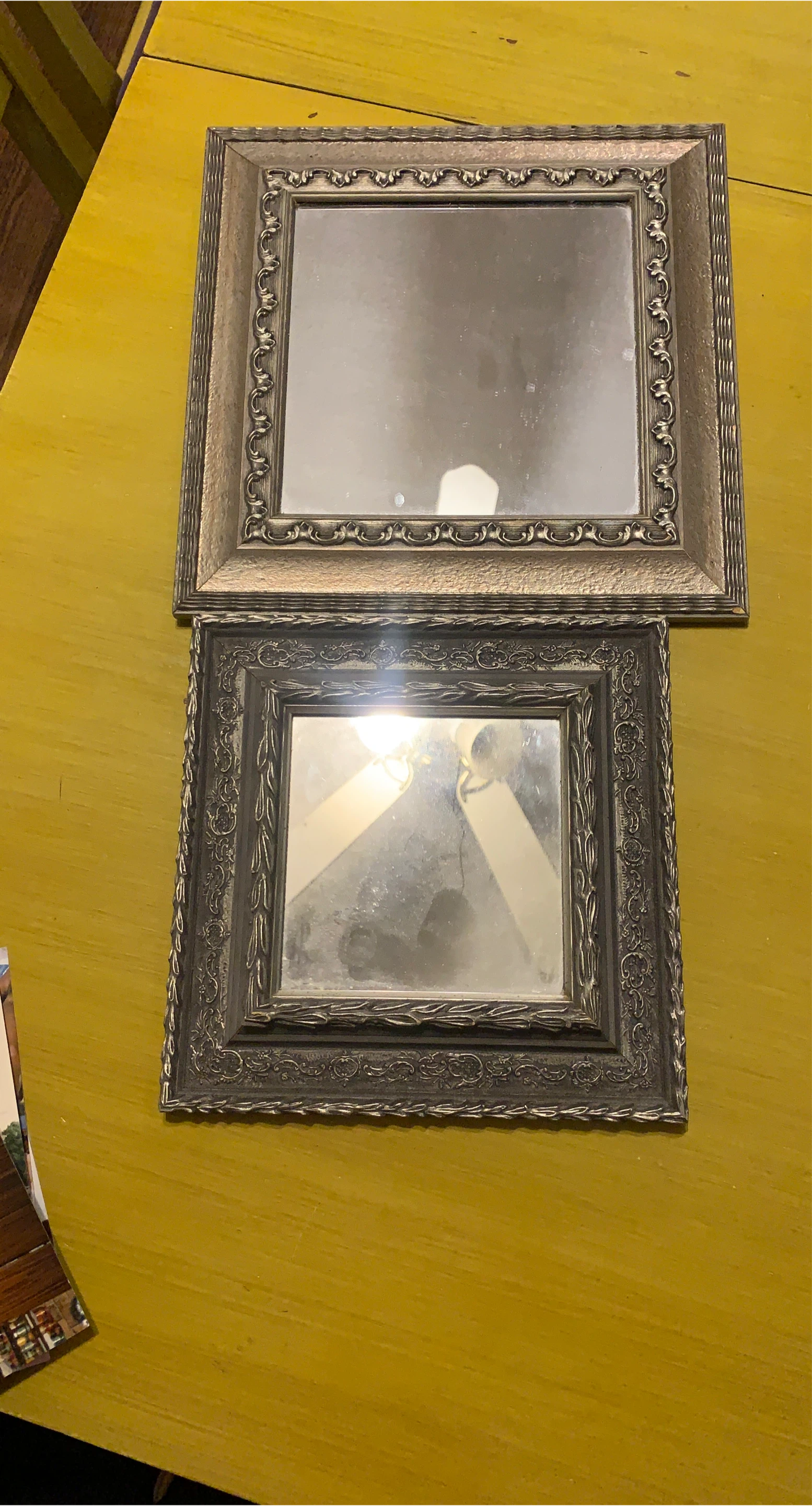 Two Decorative Framed Mirrors thumbnail