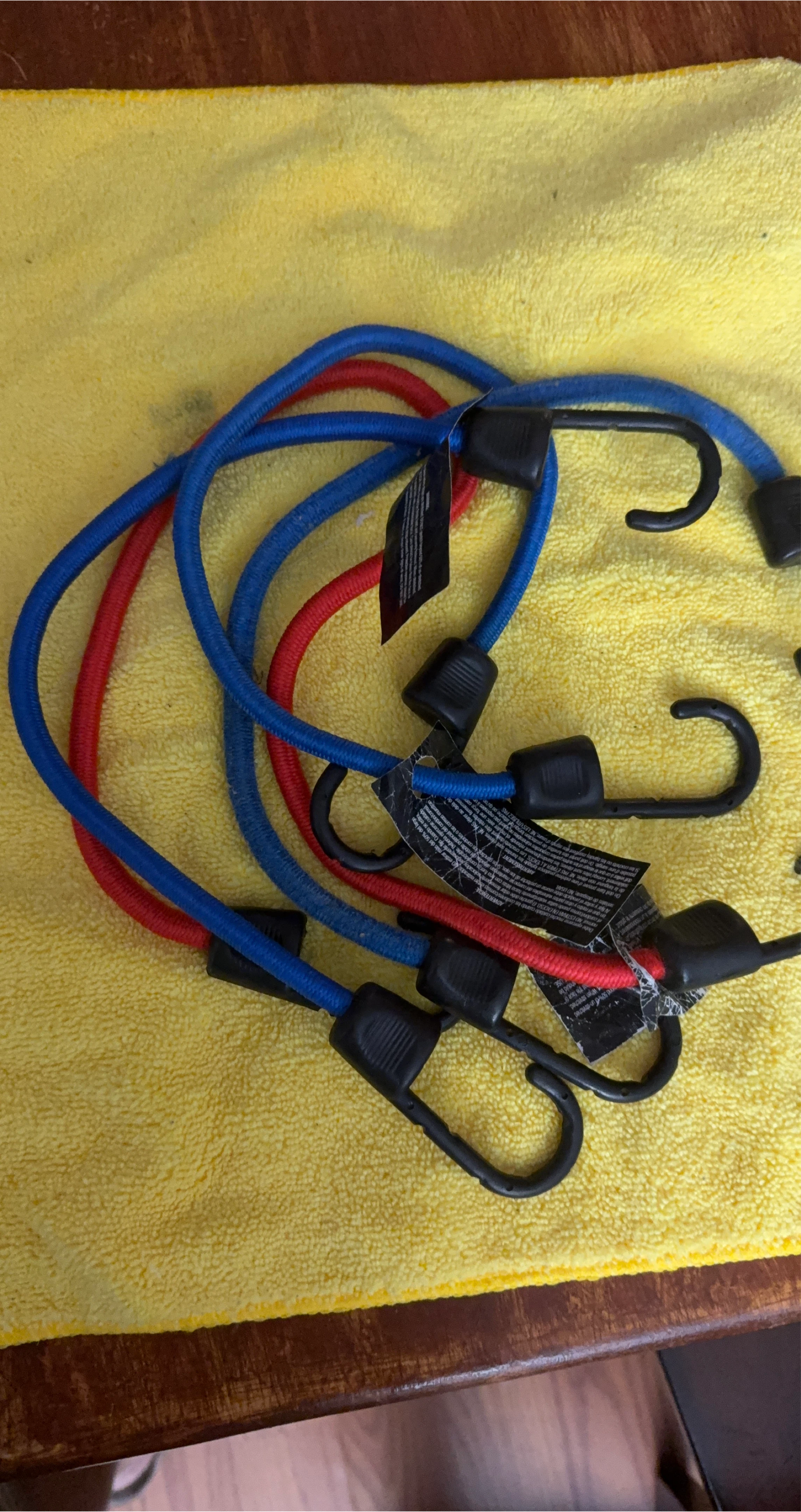 Bungee Cords - Red & Blue