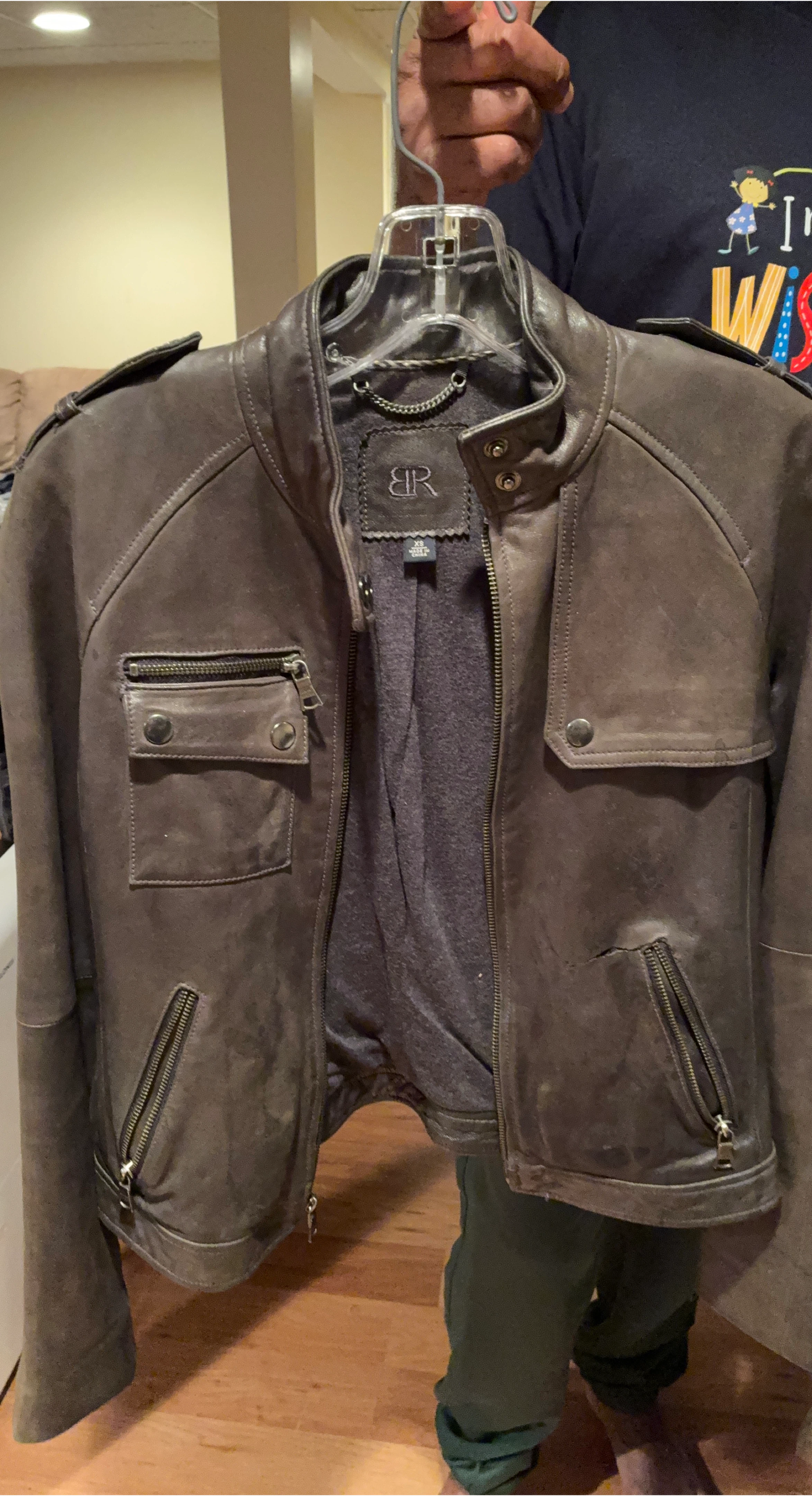 Banana Republic Leather Jacket - Size XS thumbnail
