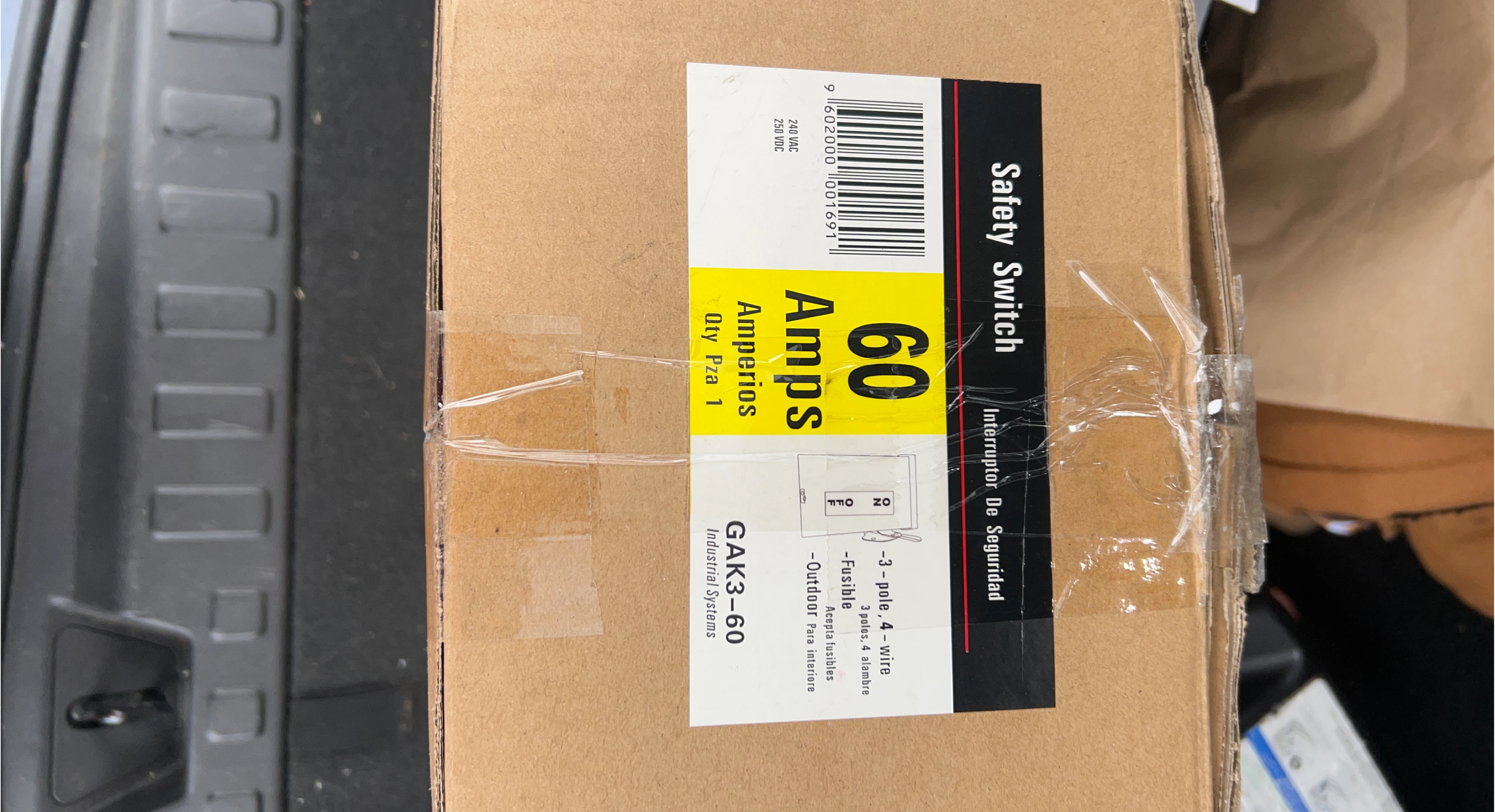 Safety Switch 60 Amps - New in Box!