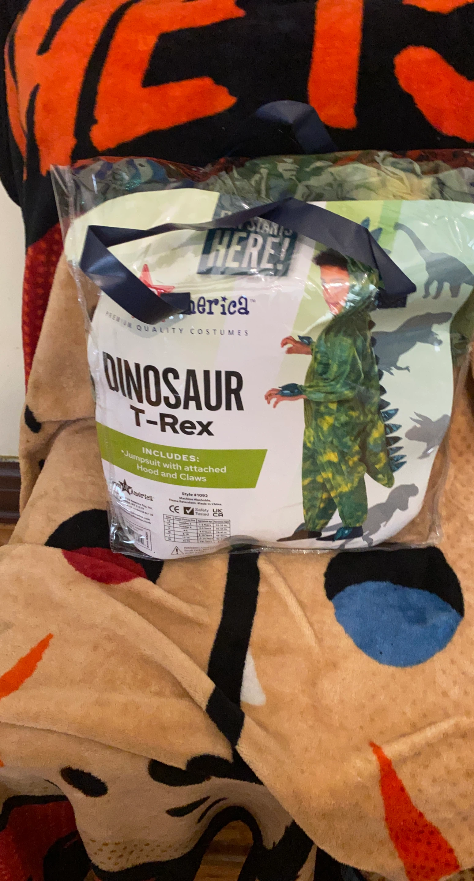 Dinosaur T-Rex Costume - New in Package! thumbnail