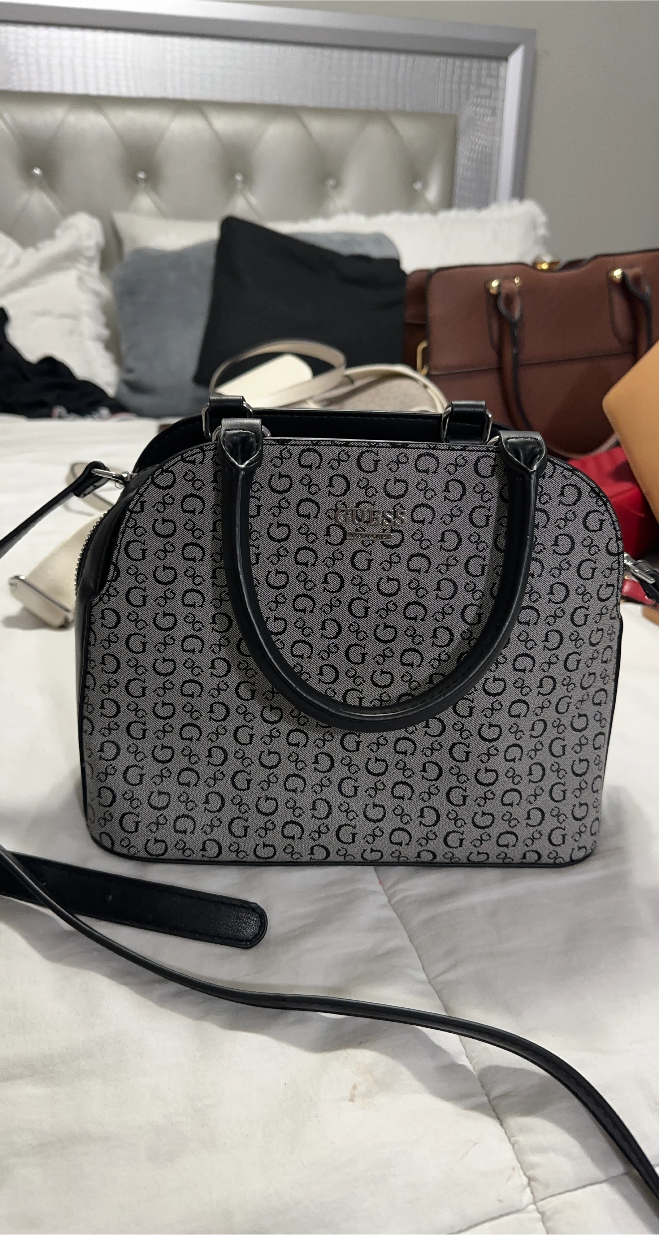 Guess Dome Satchel Bag