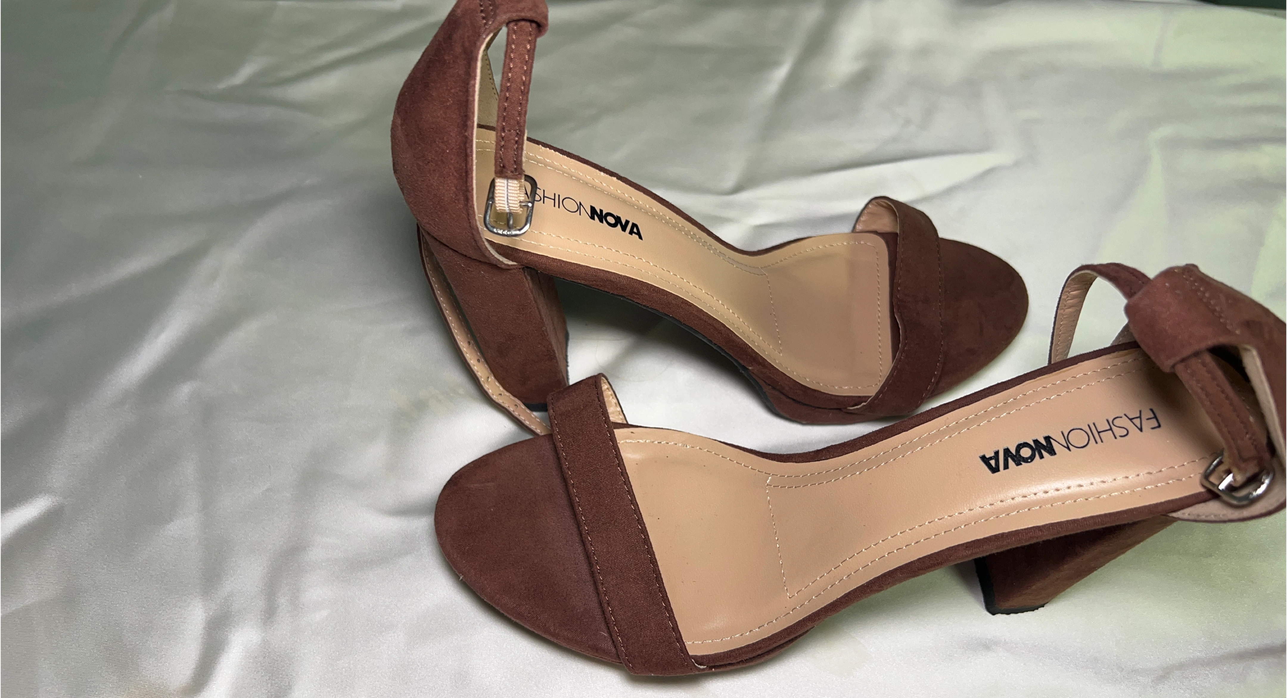 Fashion Nova Brown Heels - Size 8
