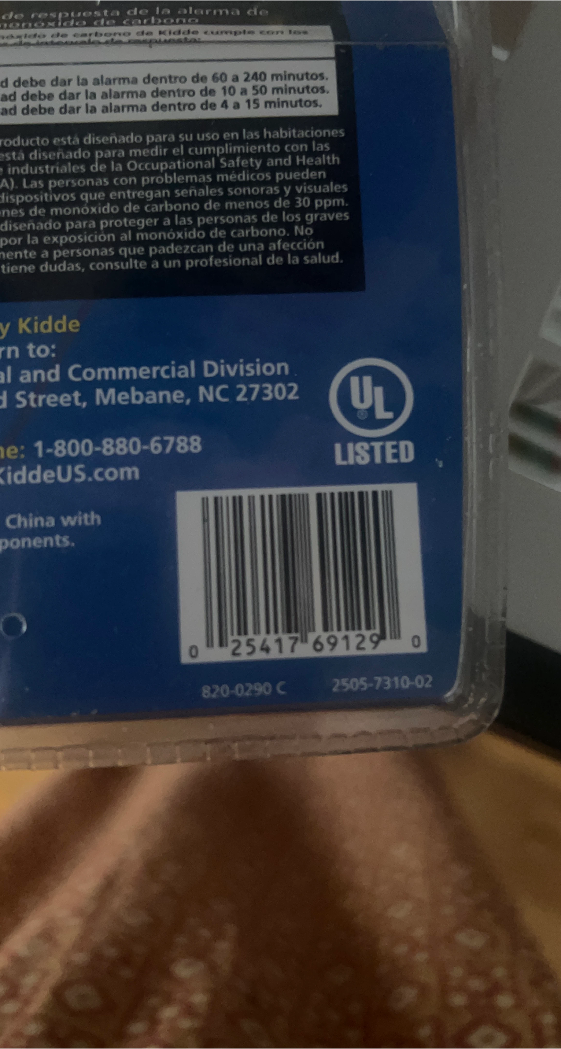 Kidde Carbon Monoxide Alarm thumbnail