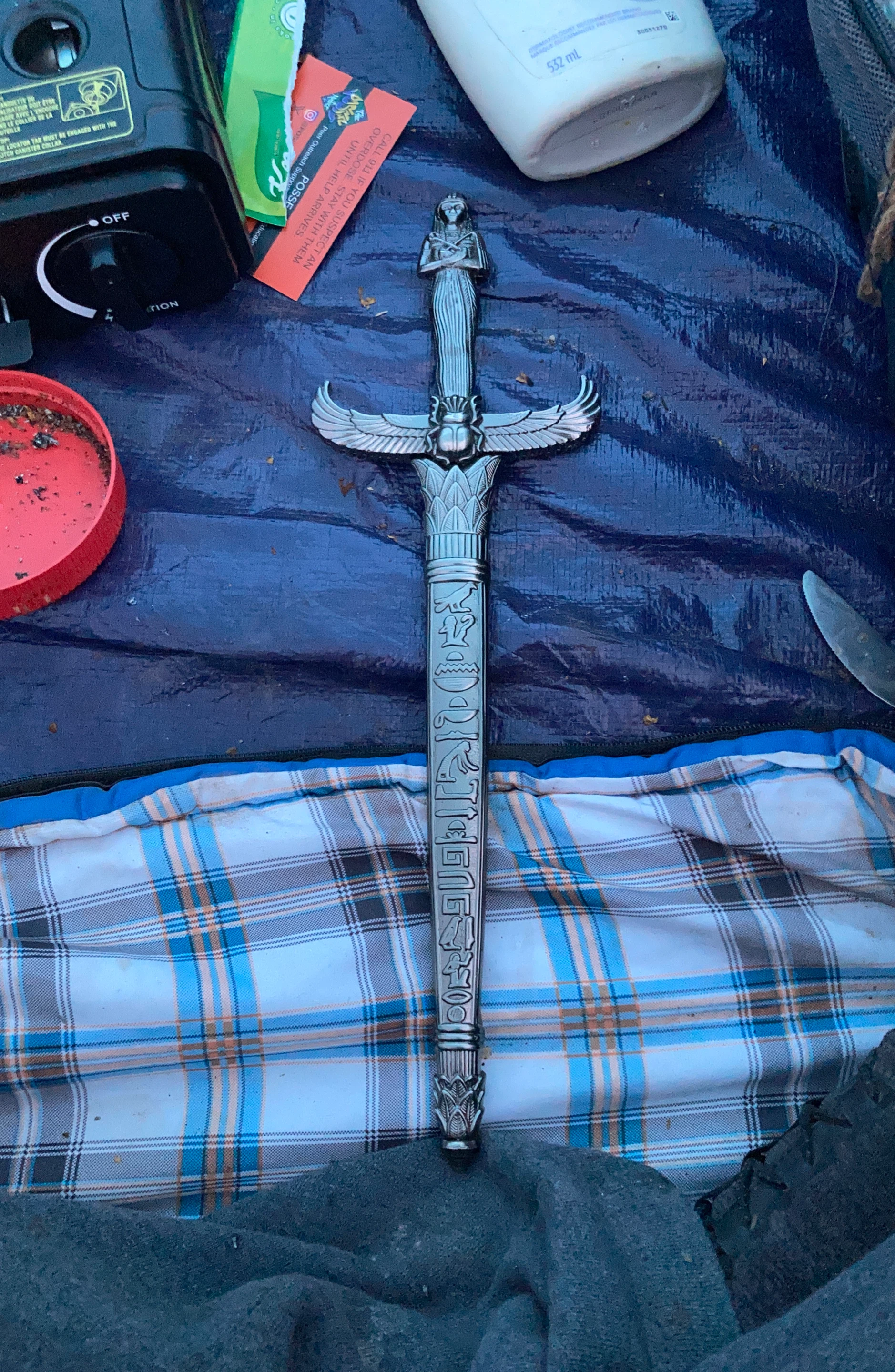 Egyptian Style Decorative Sword thumbnail