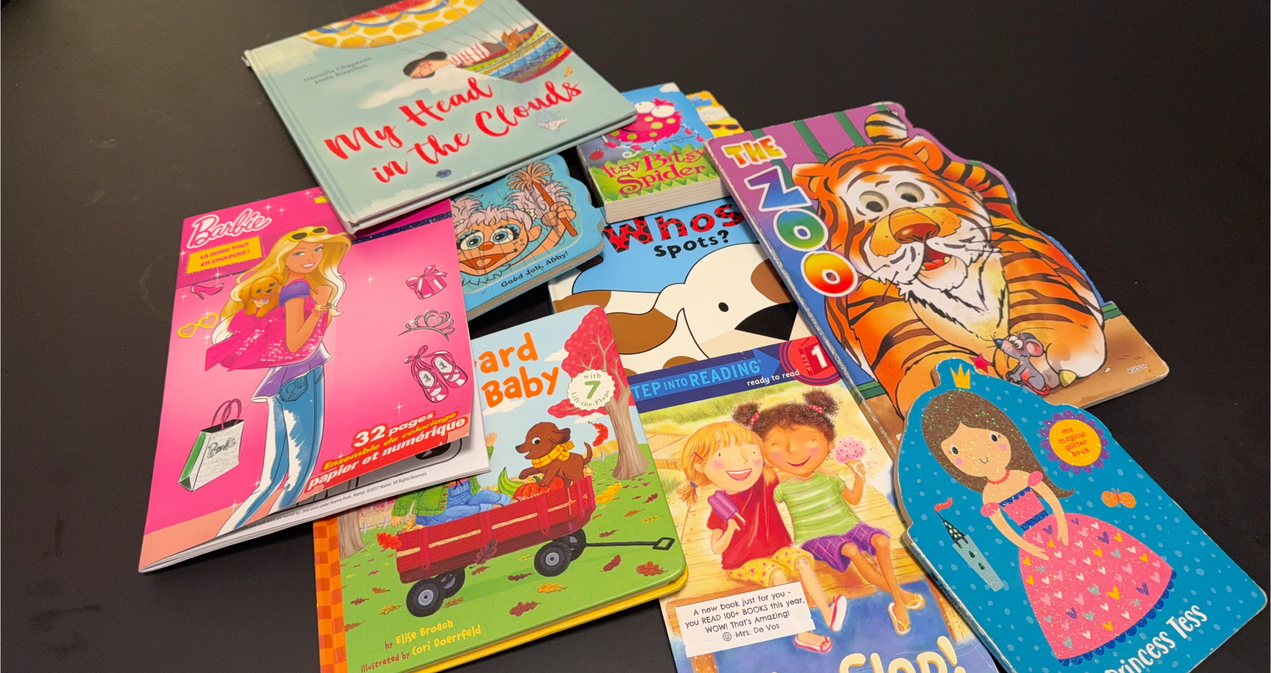 Kids' Books Lot - Barbie, Zoo, Princess & More! thumbnail